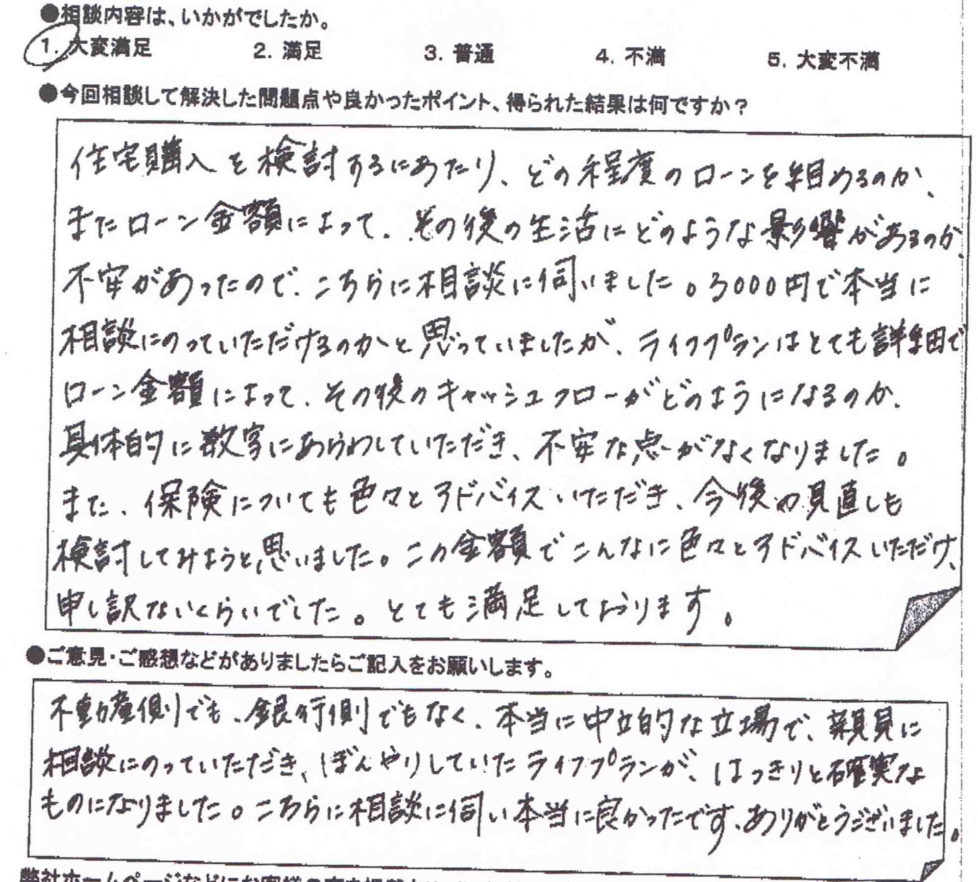 ご相談者の声