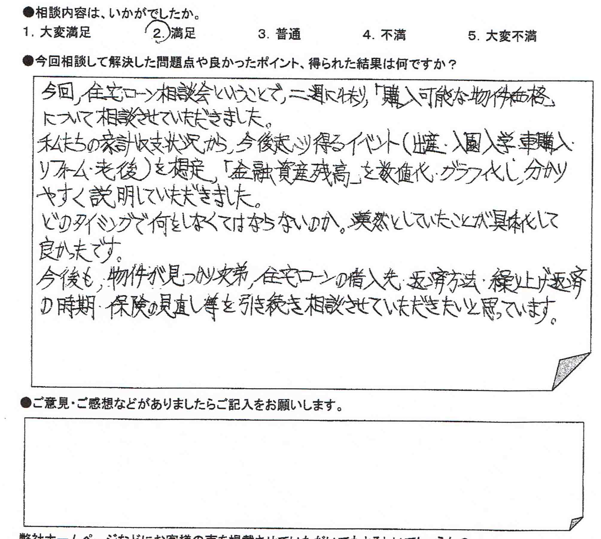 ご相談者の声