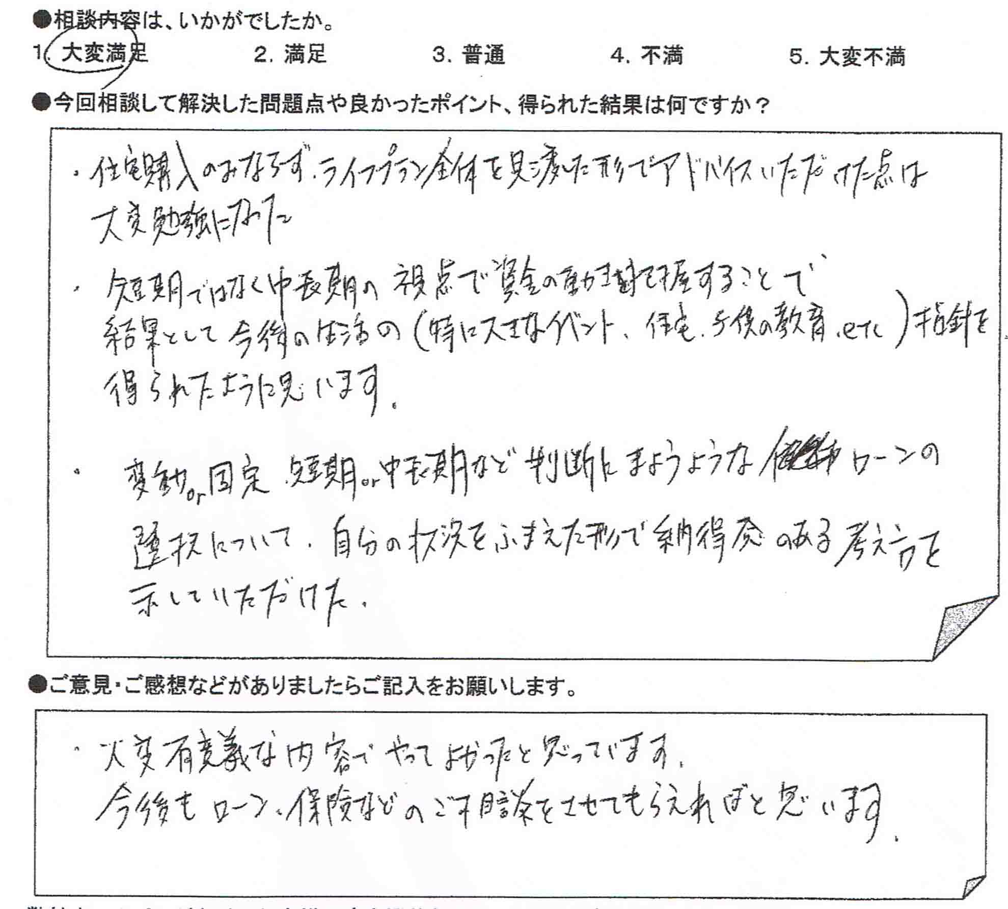 ご相談者の声