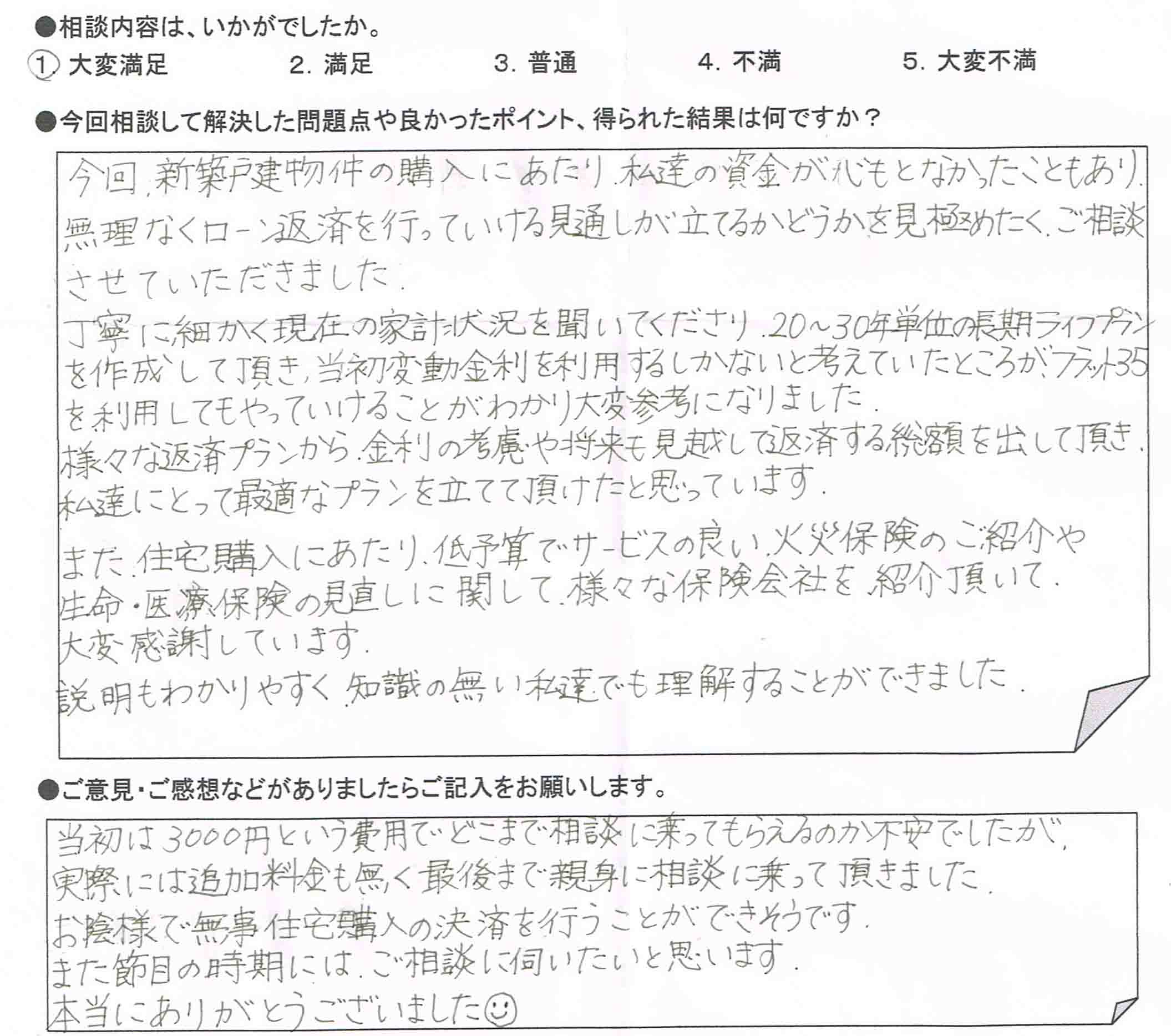 ご相談者の声