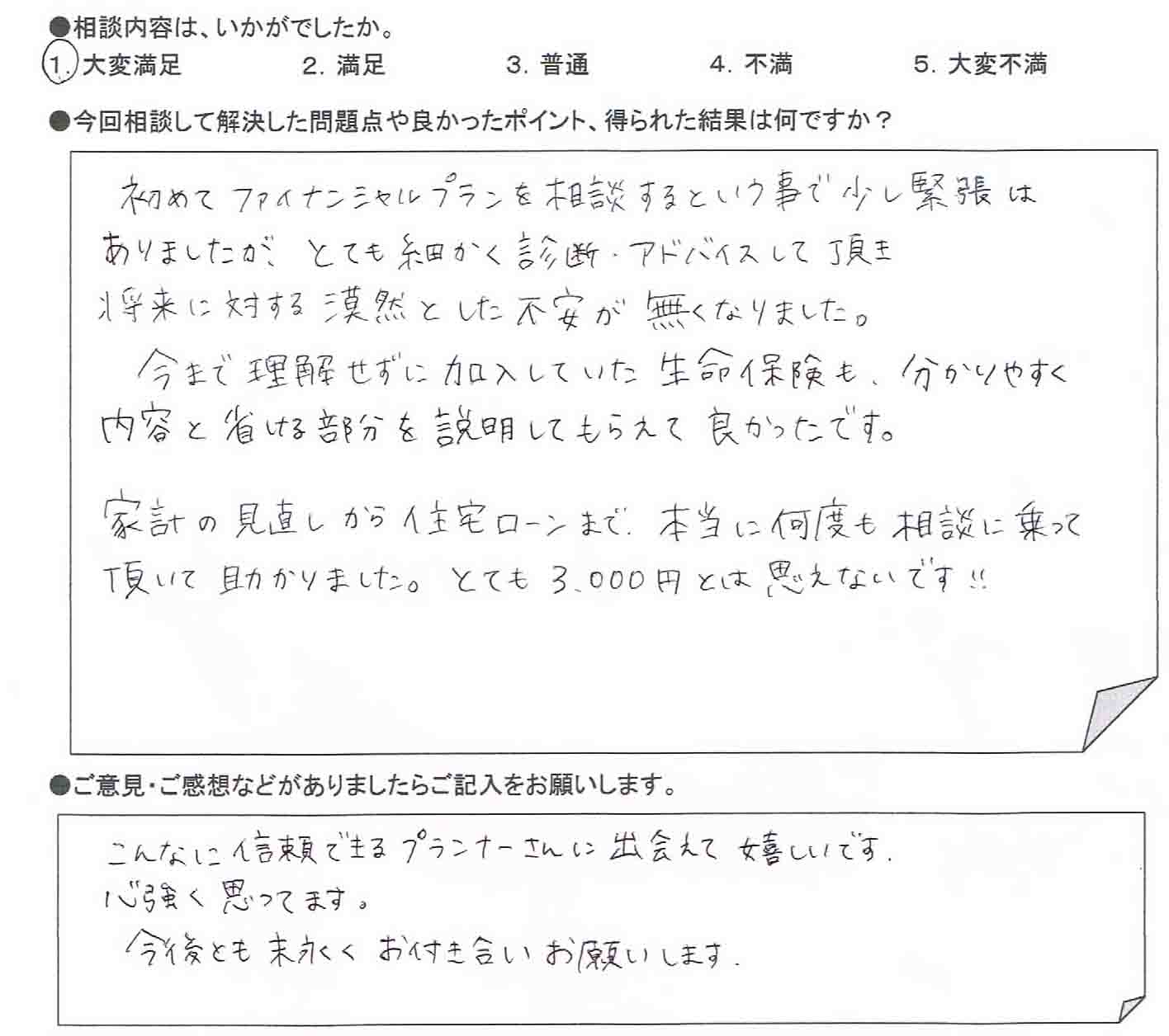 ご相談者の声