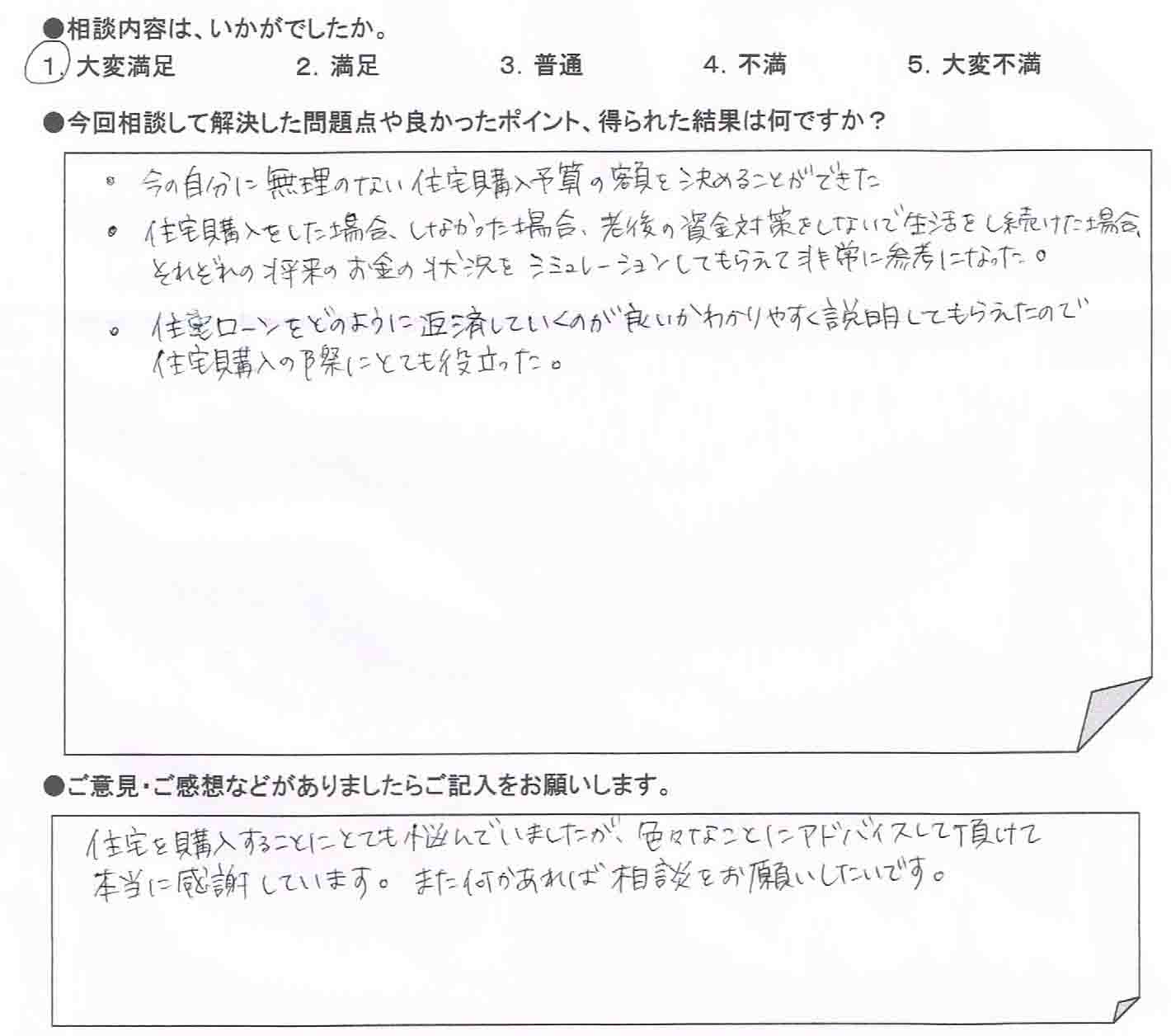 ご相談者の声