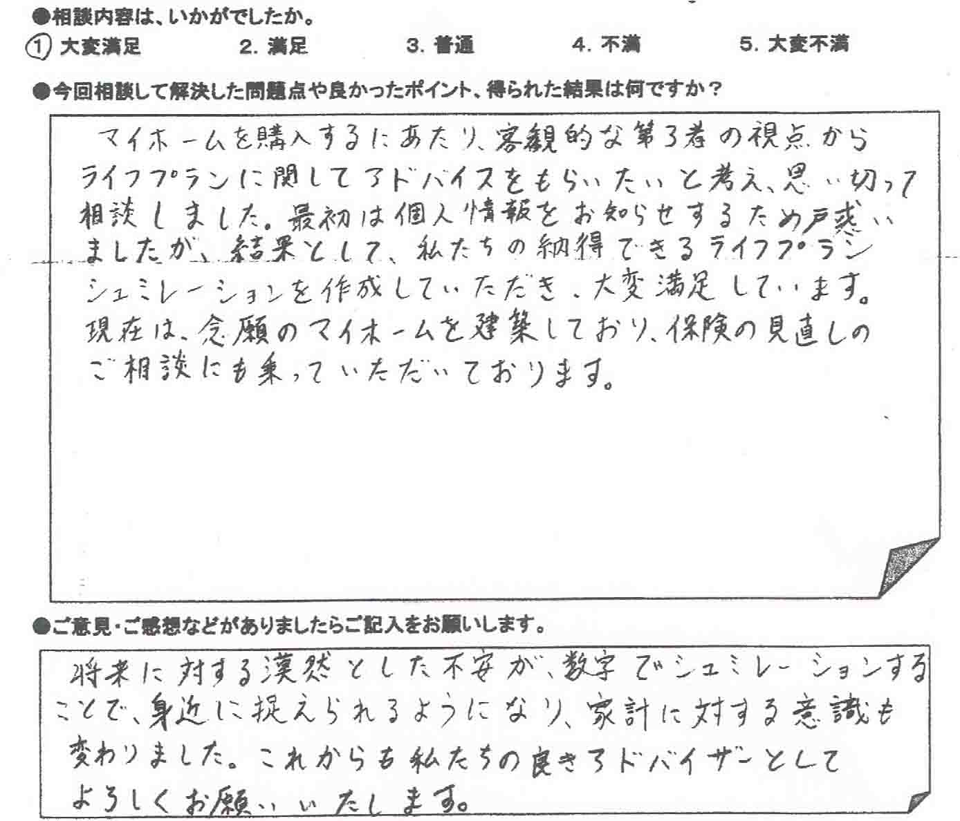 ご相談者の声