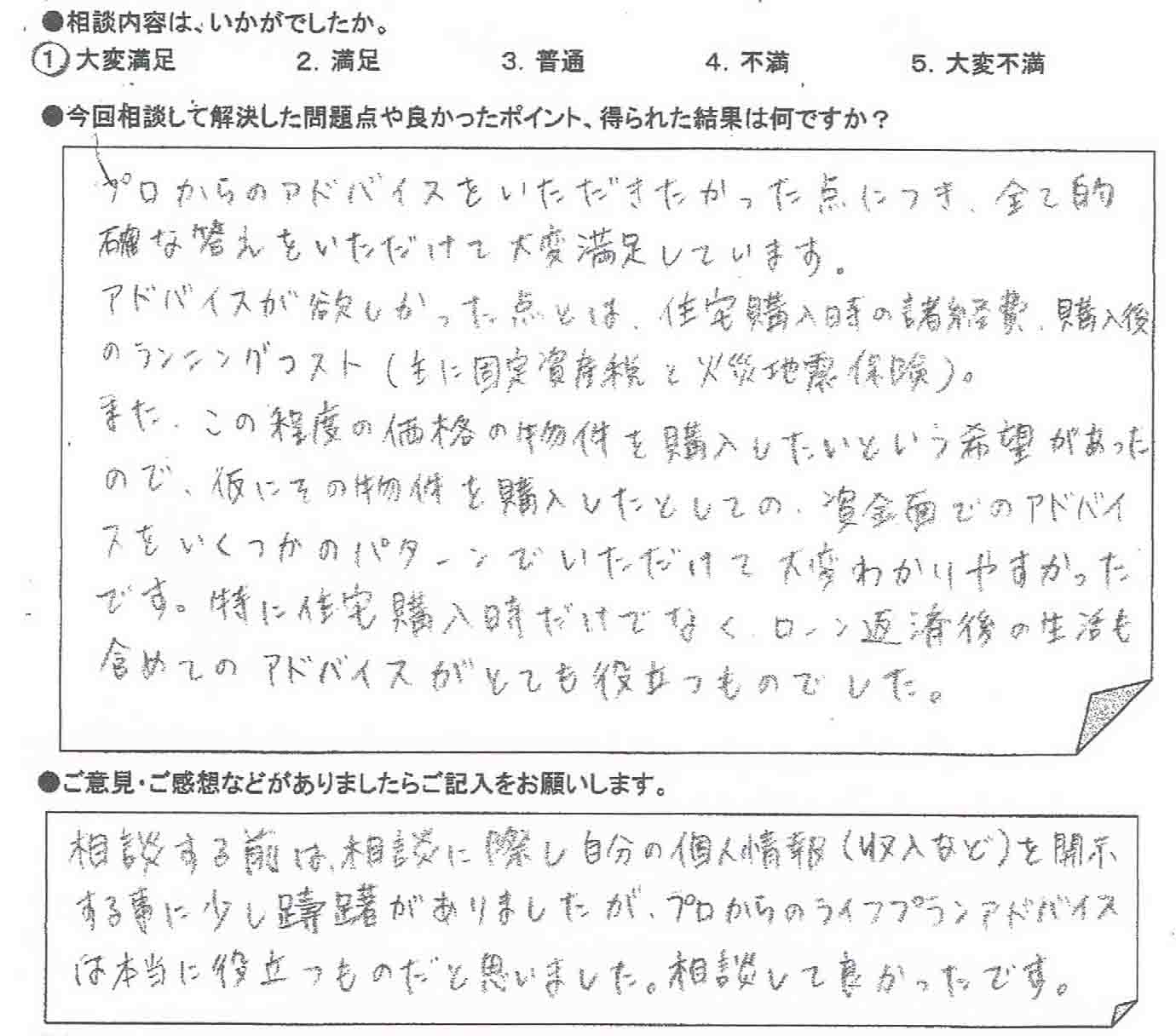 ご相談者の声