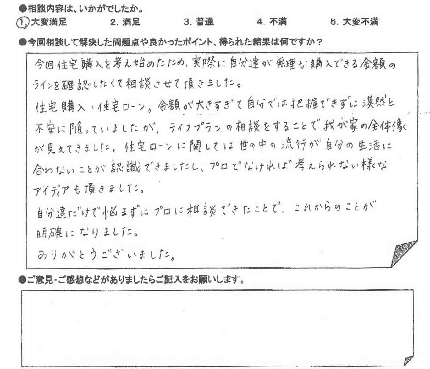 ご相談者の声