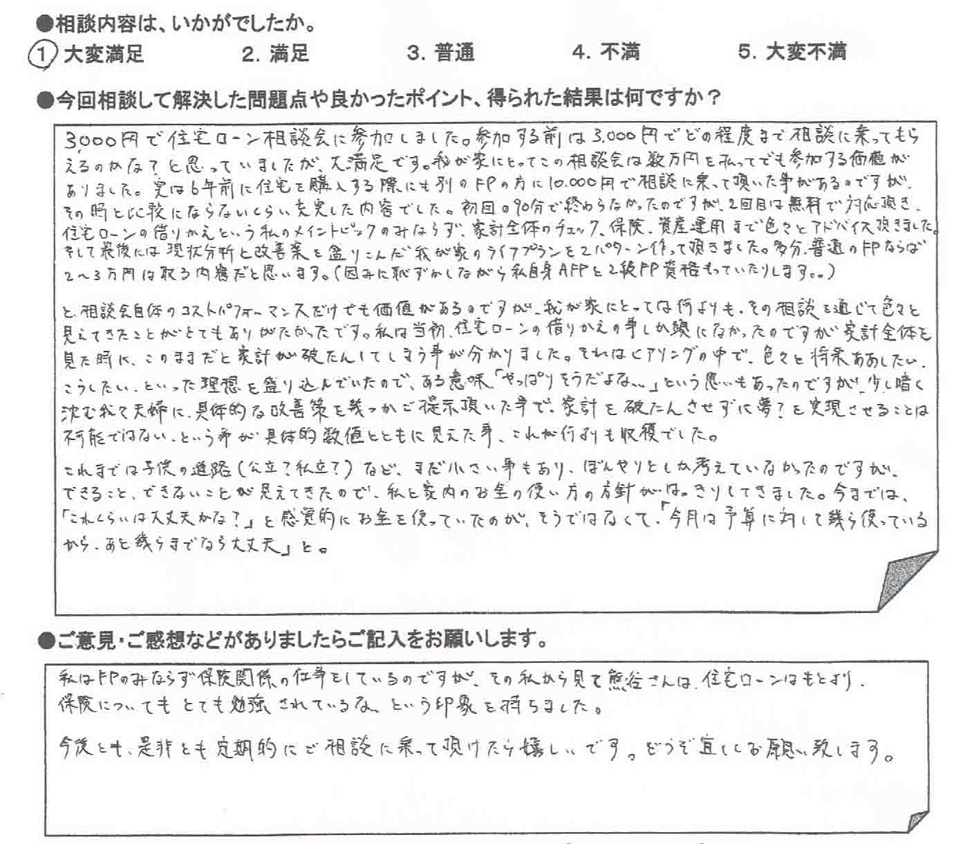 ご相談者の声