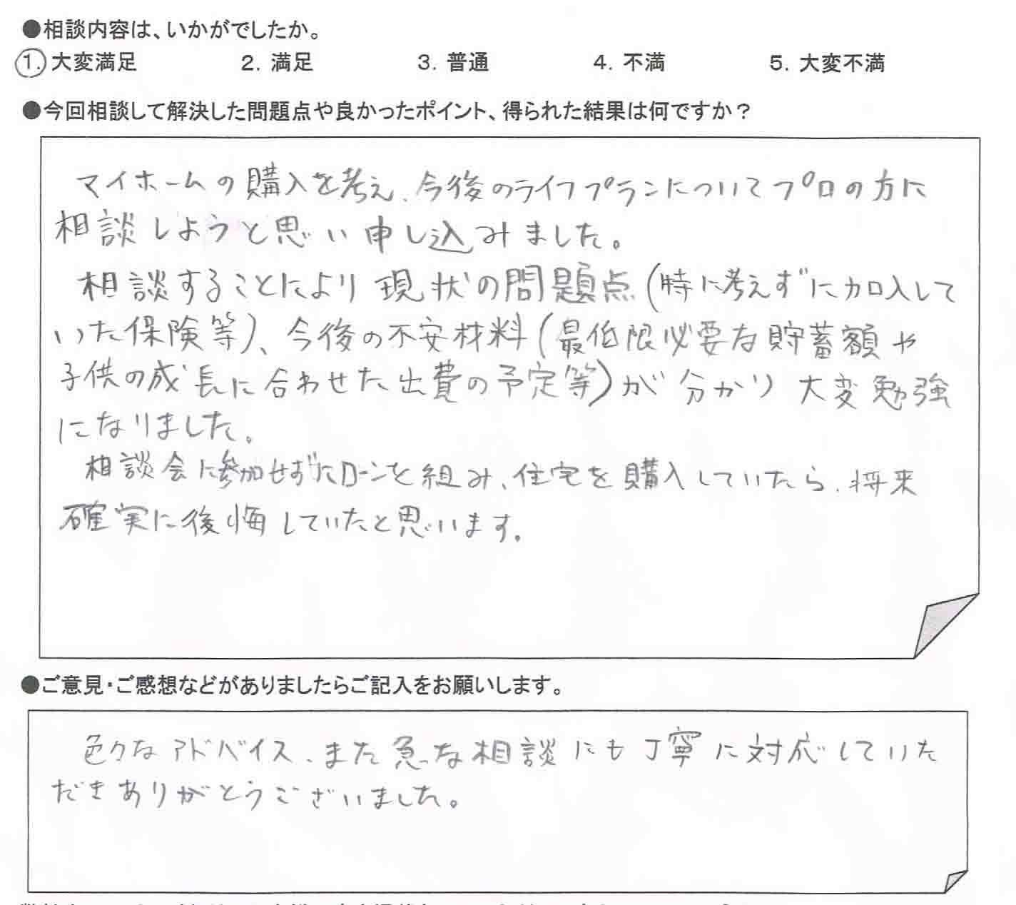 ご相談者の声
