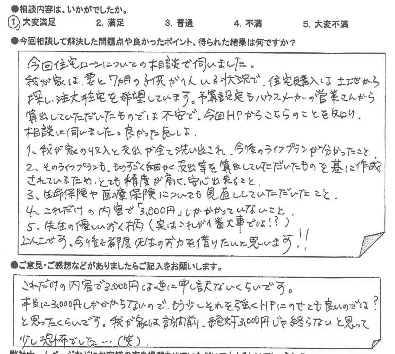 ご相談者の声