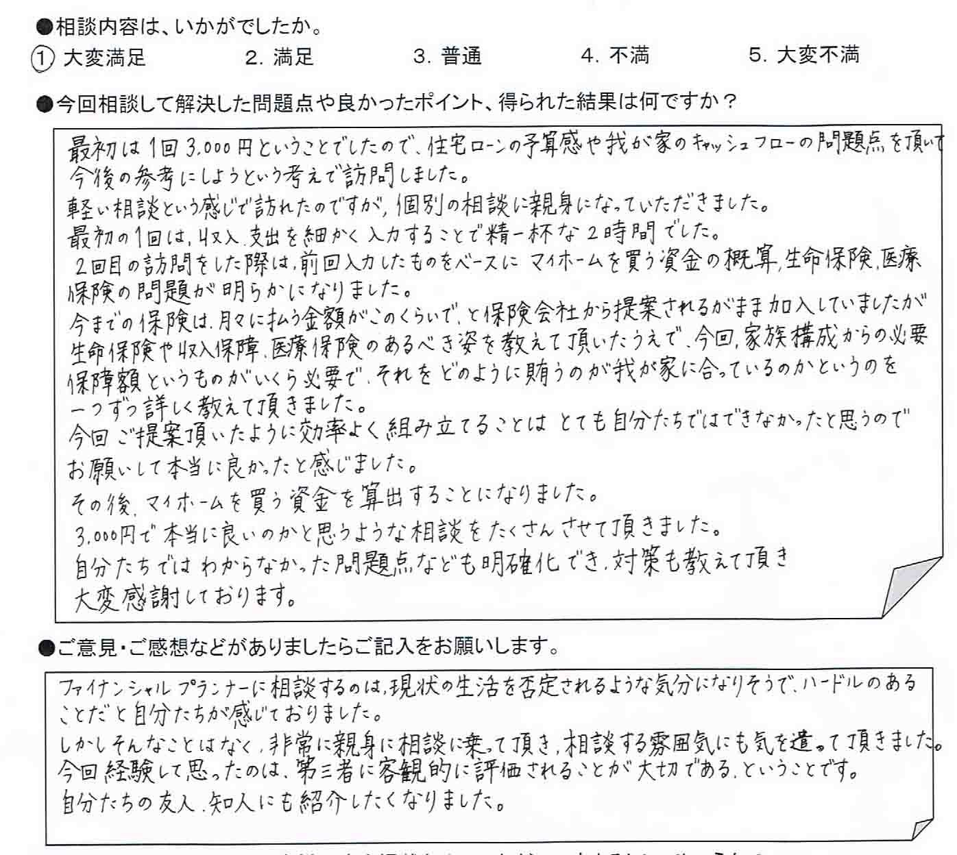 ご相談者の声