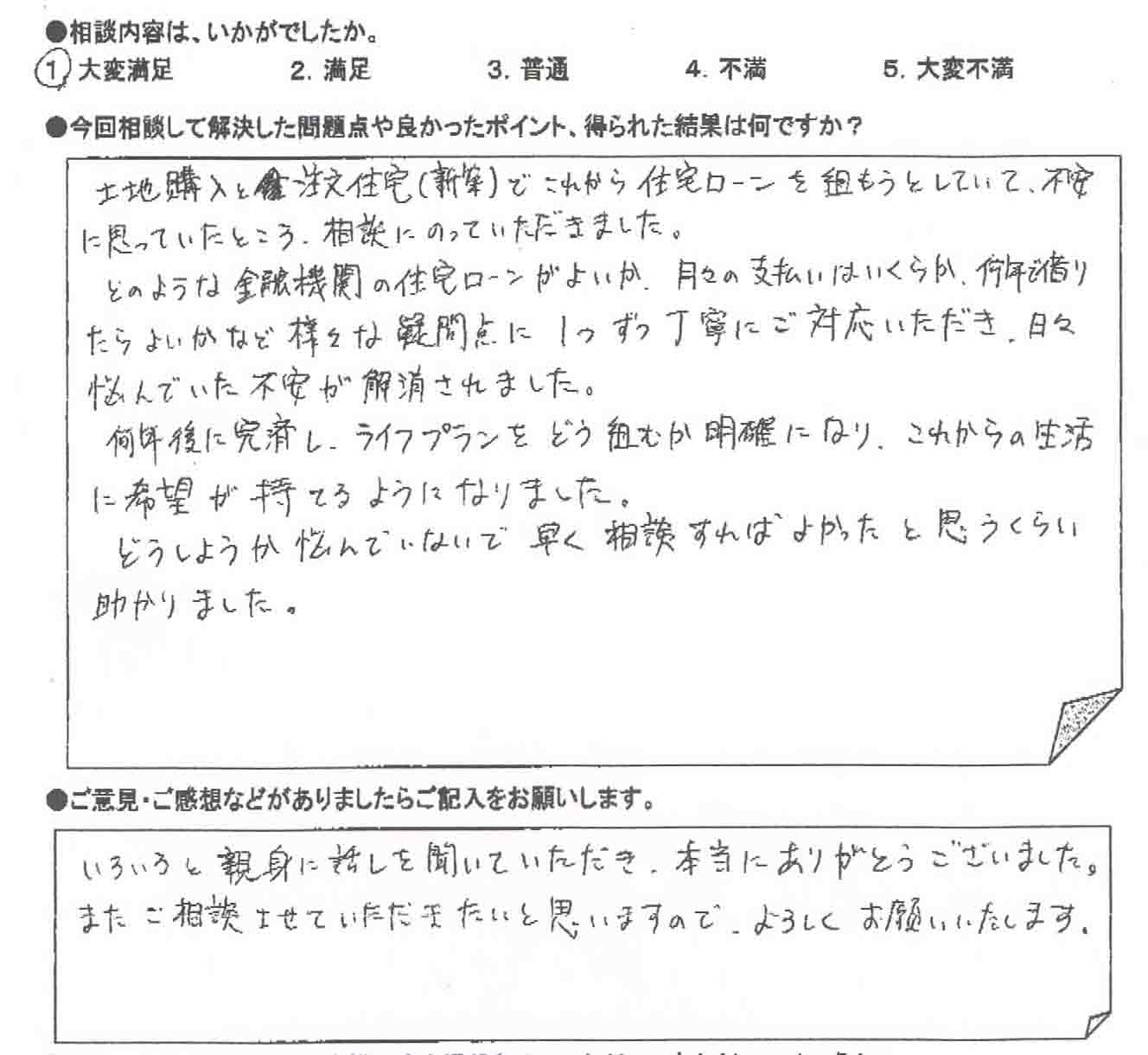 ご相談者の声