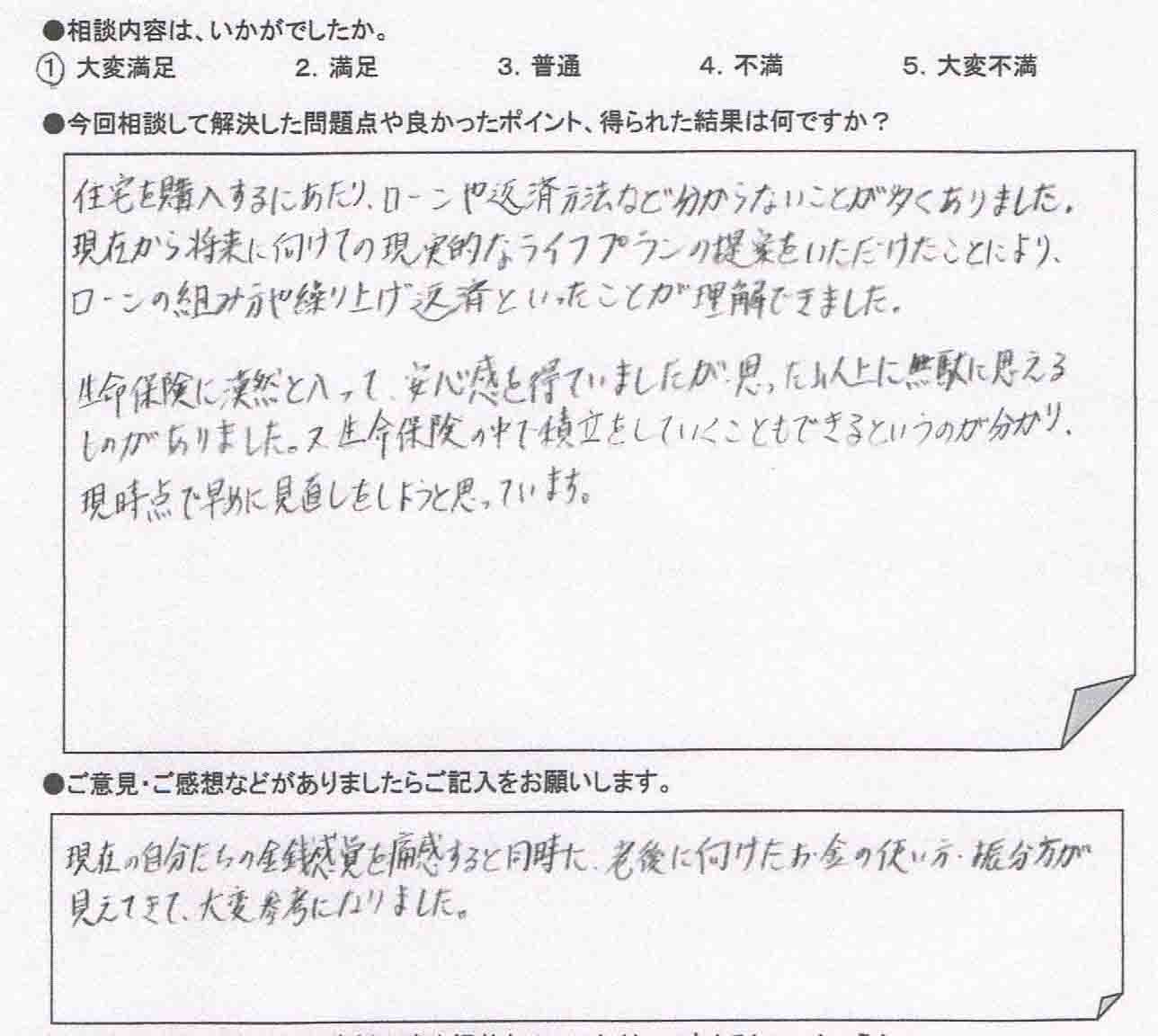 ご相談者の声