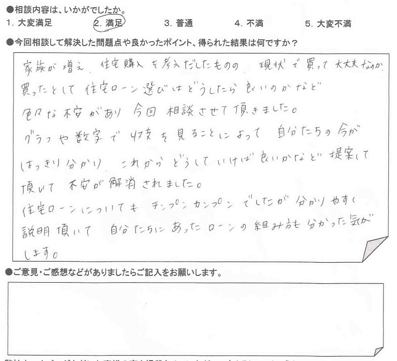 ご相談者の声