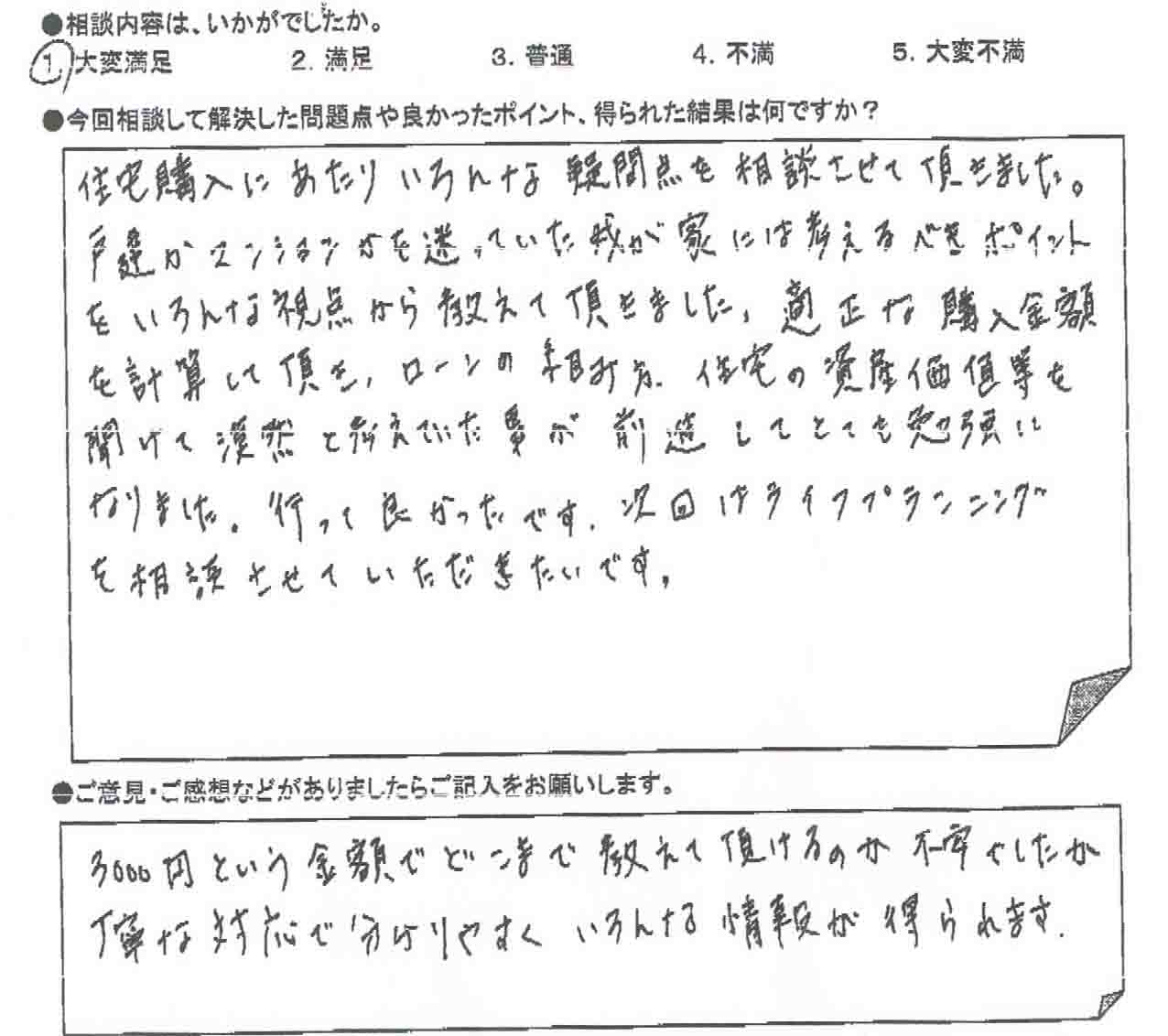 ご相談者の声