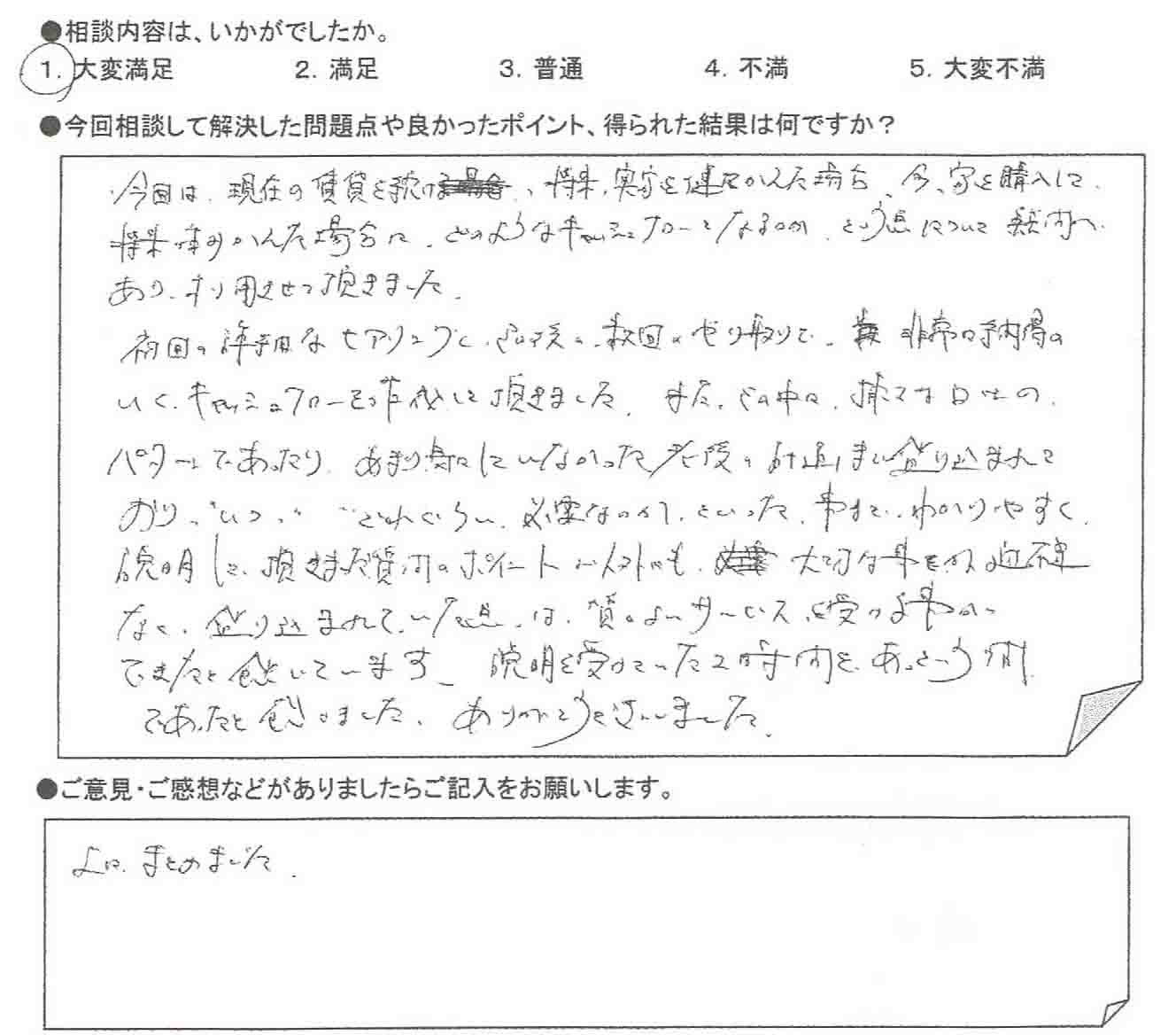 ご相談者の声