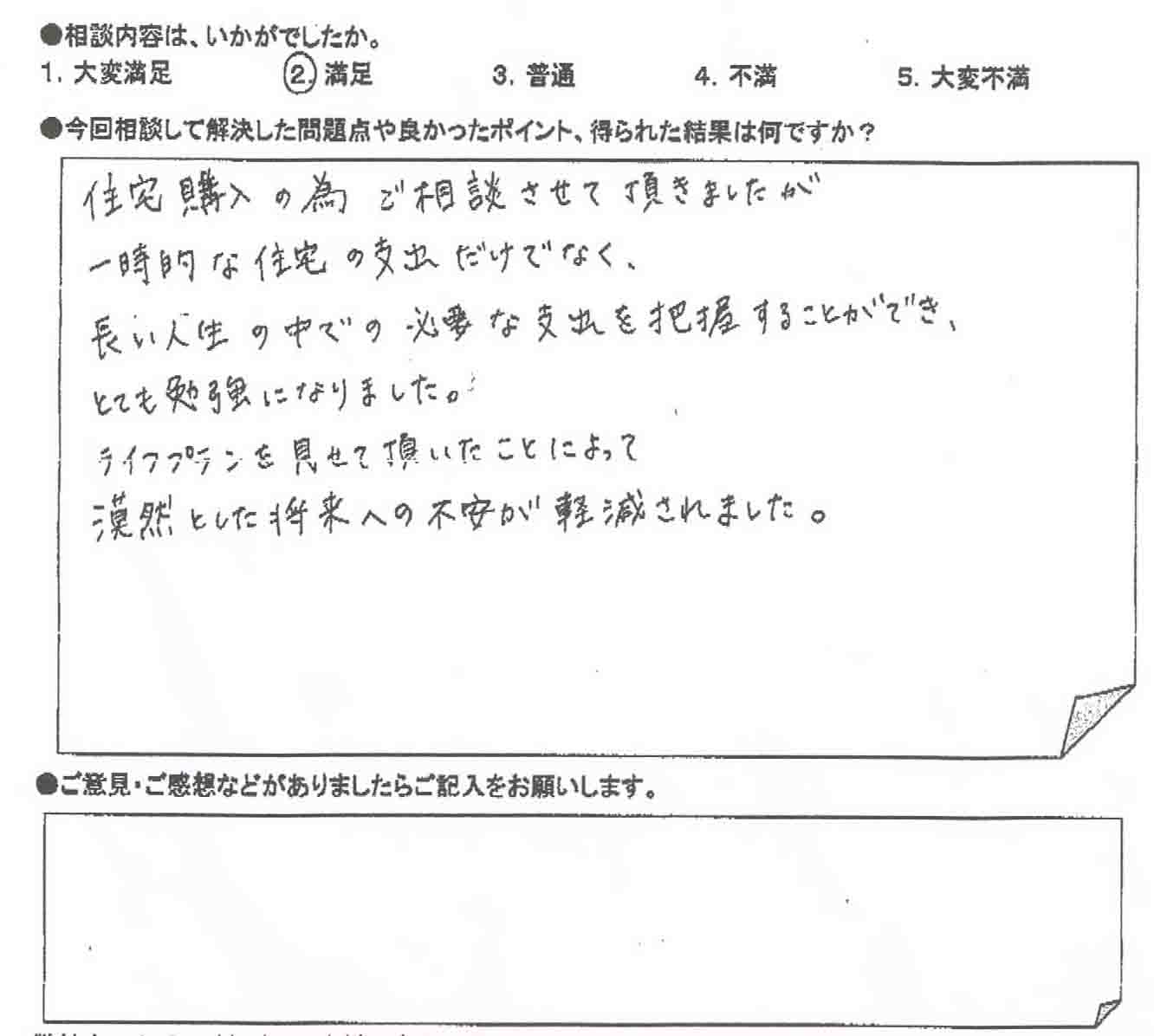 ご相談者の声