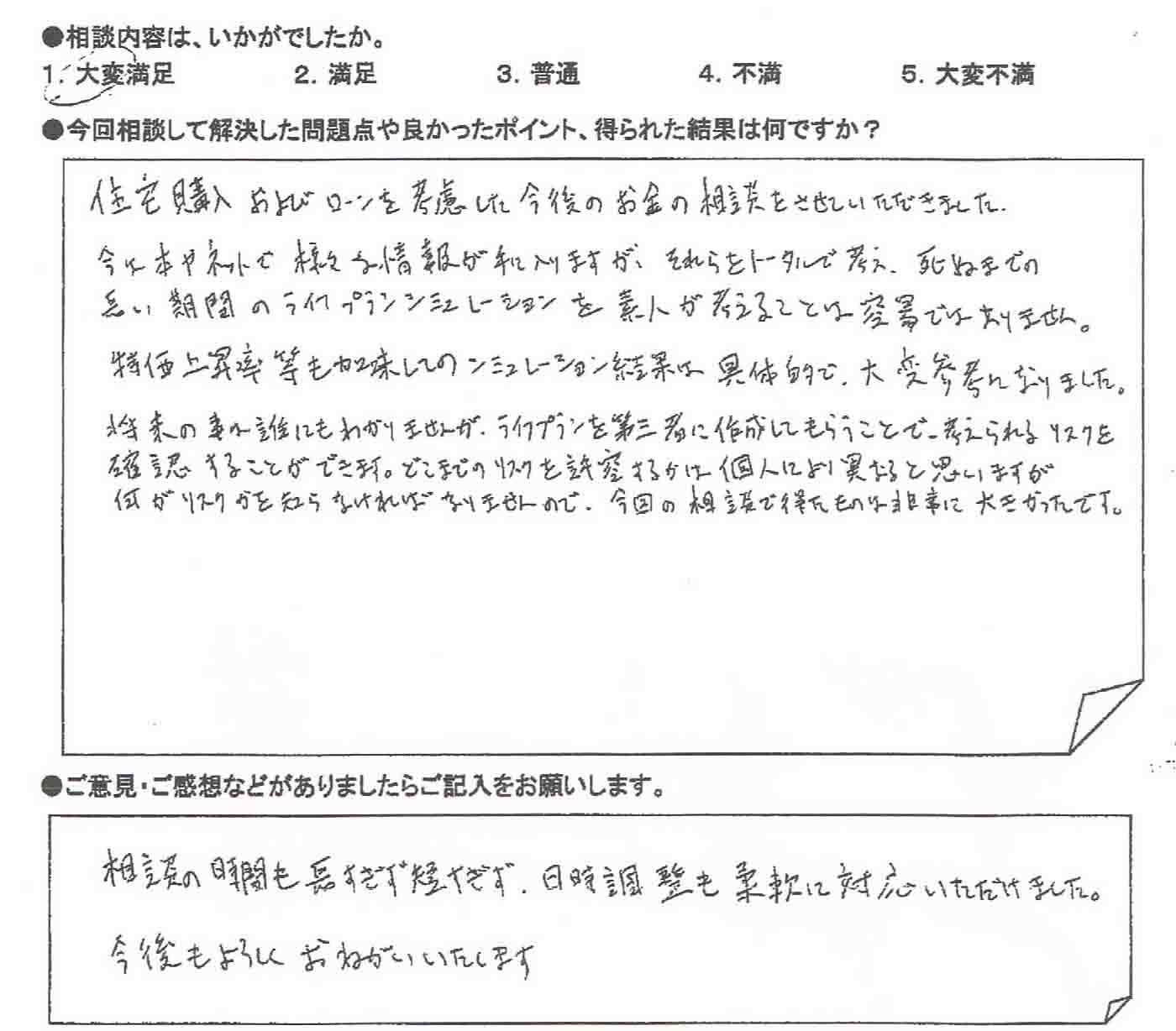 ご相談者の声