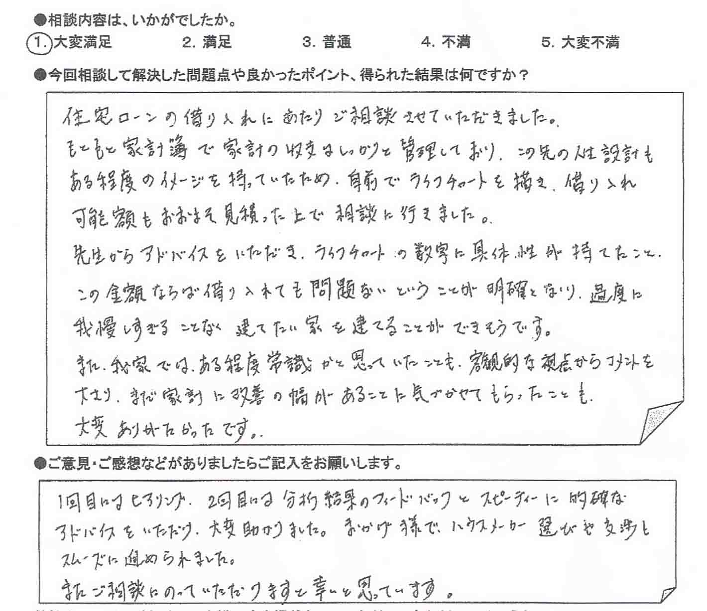 ご相談者の声