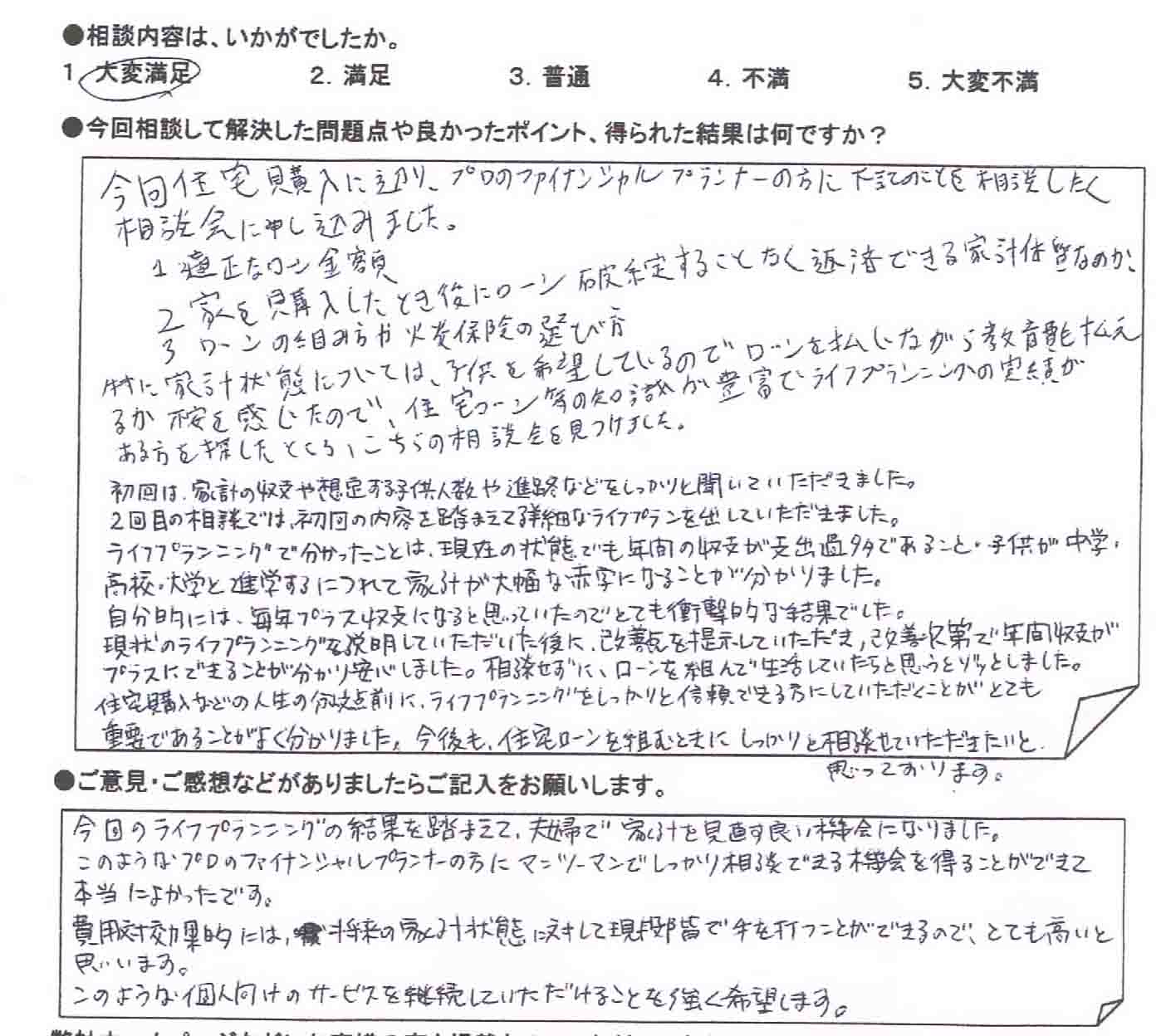 ご相談者の声