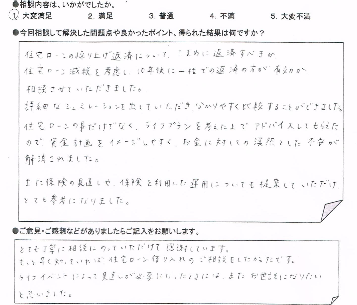 ご相談者の声