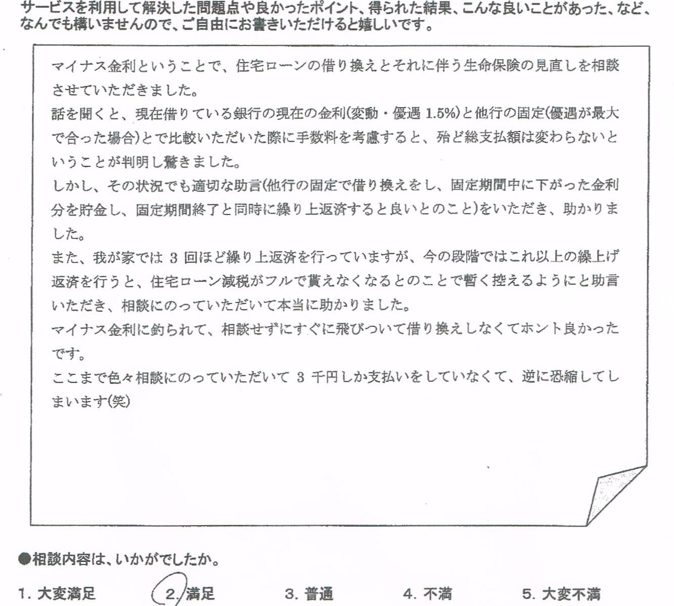 ご相談者の声