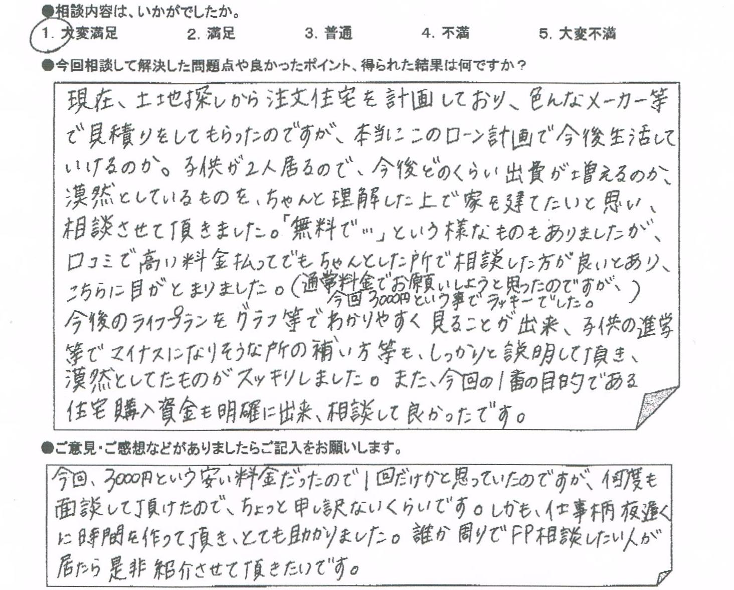 ご相談者の声