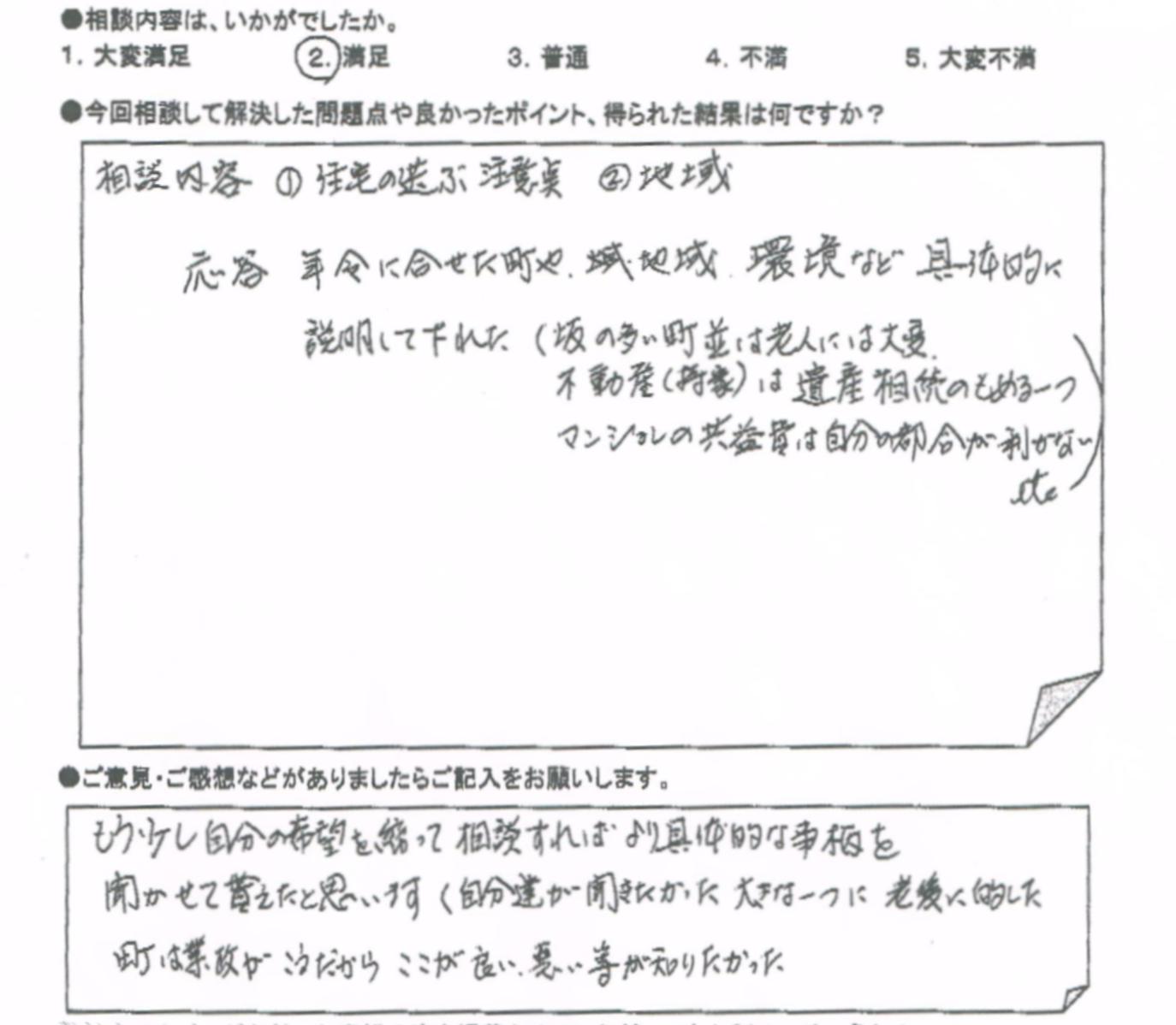 ご相談者の声