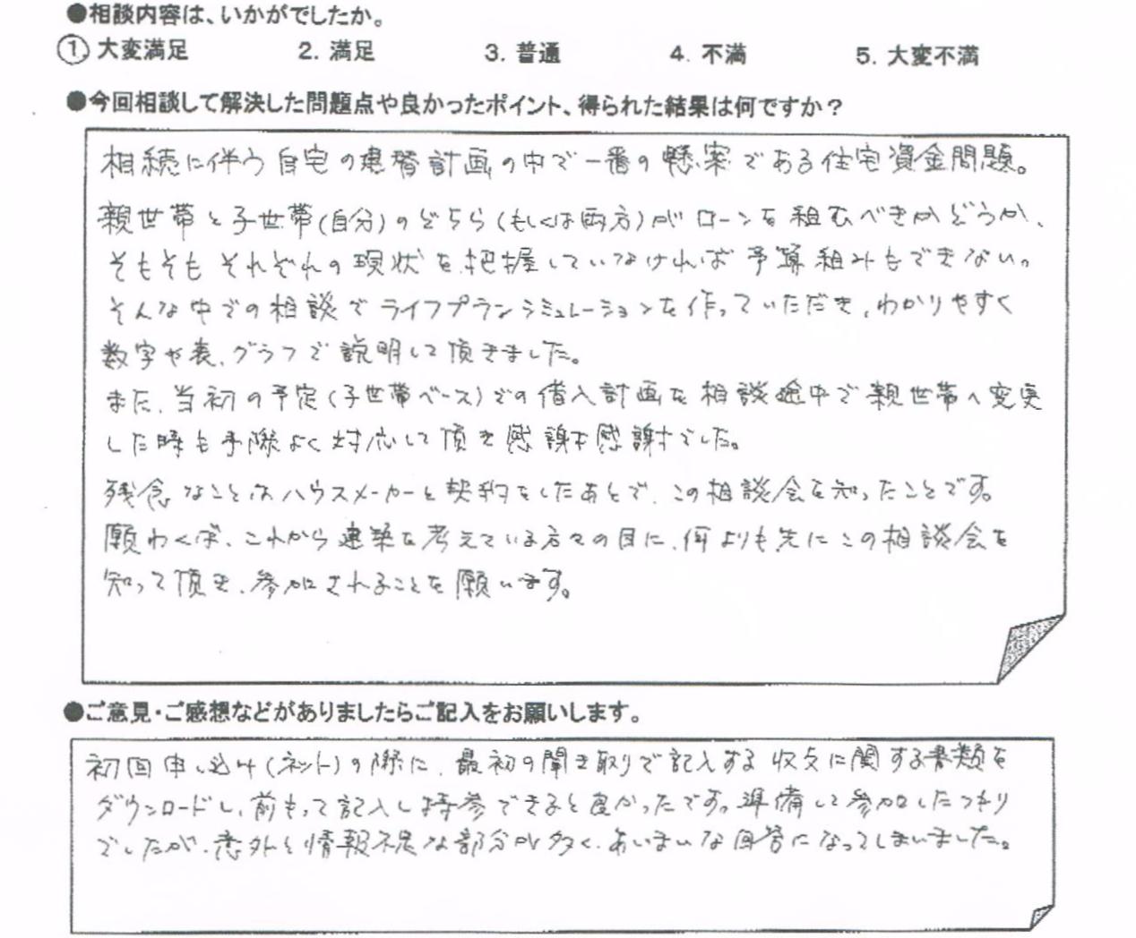 ご相談者の声