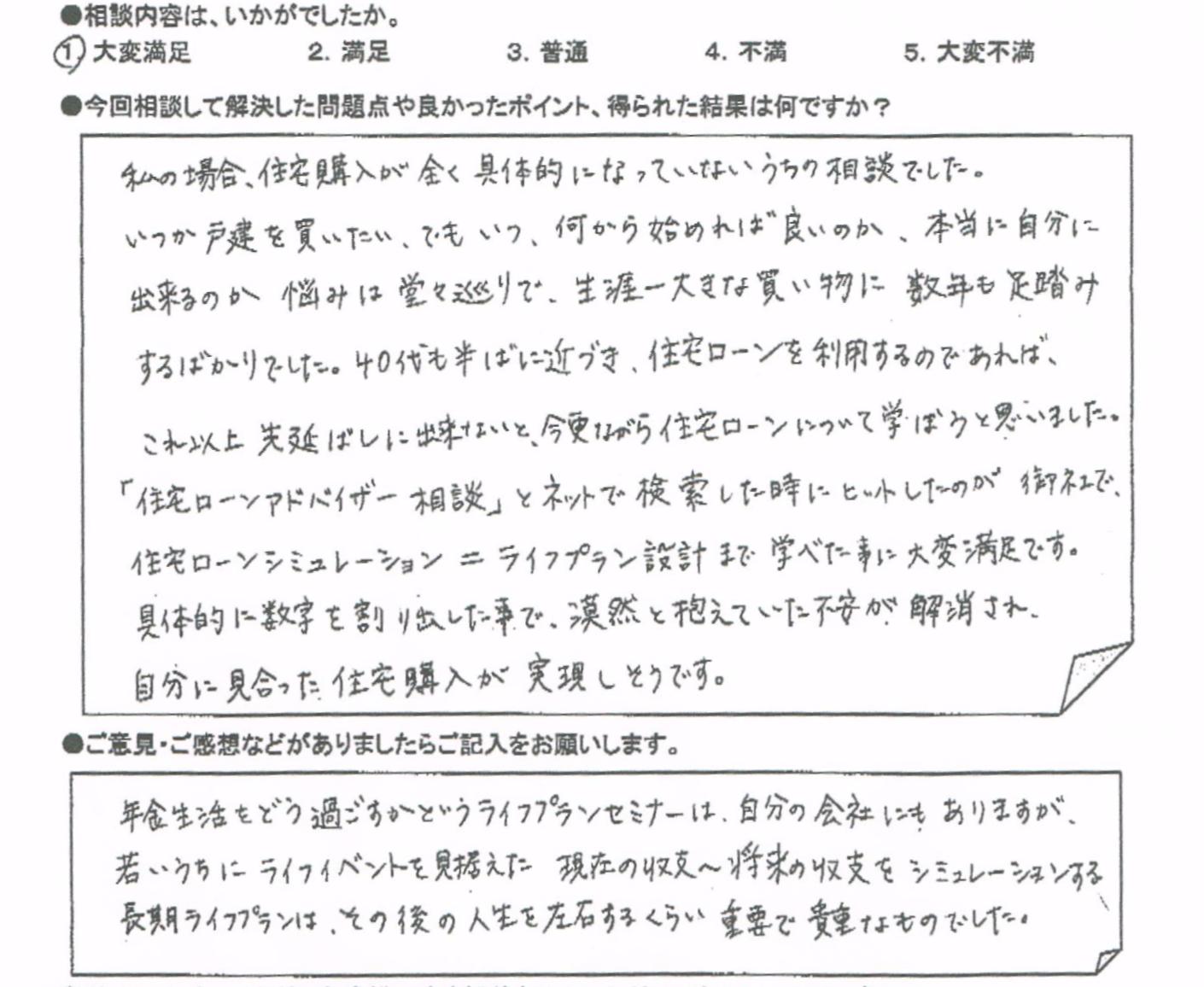 ご相談者の声