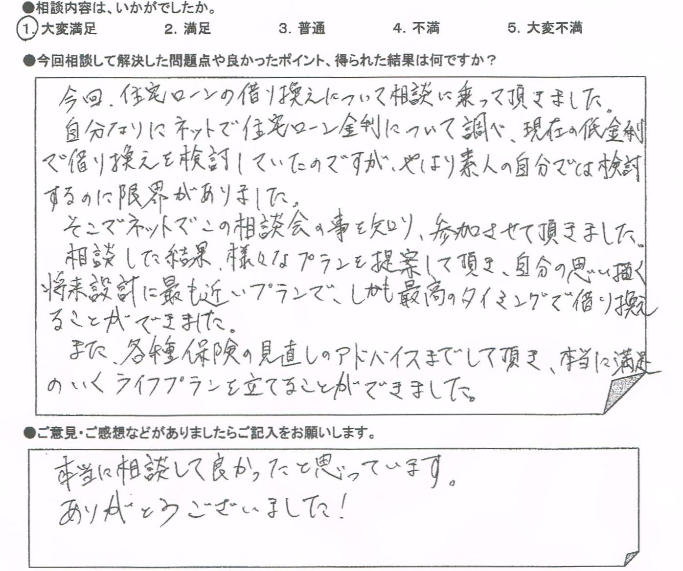 ご相談者の声