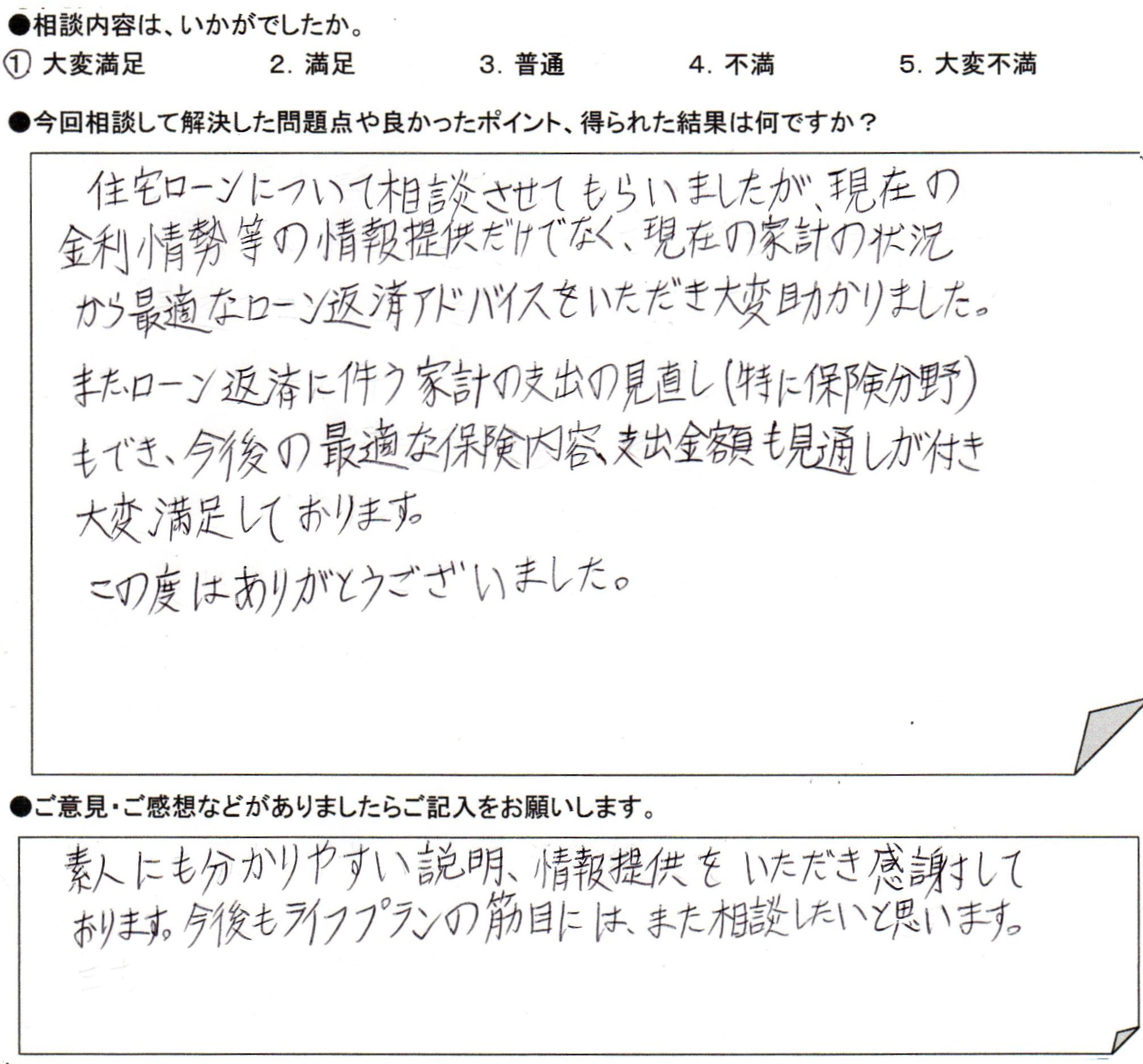 ご相談者の声