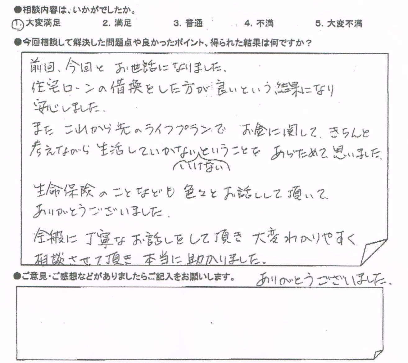 ご相談者の声