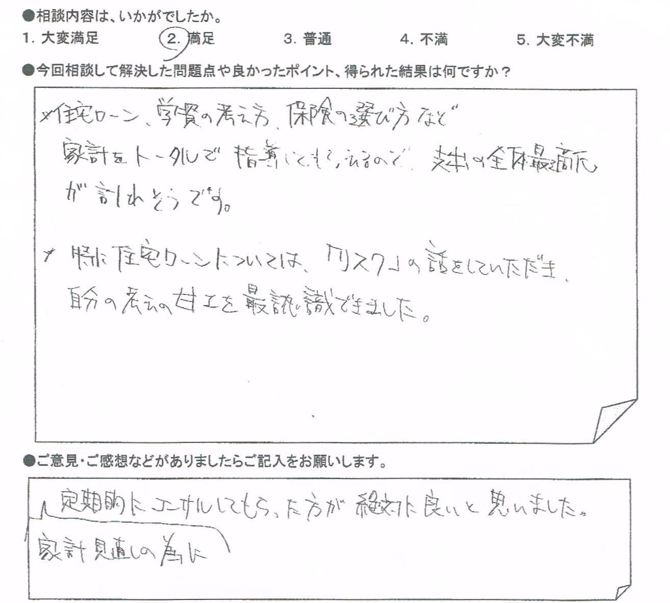 ご相談者の声