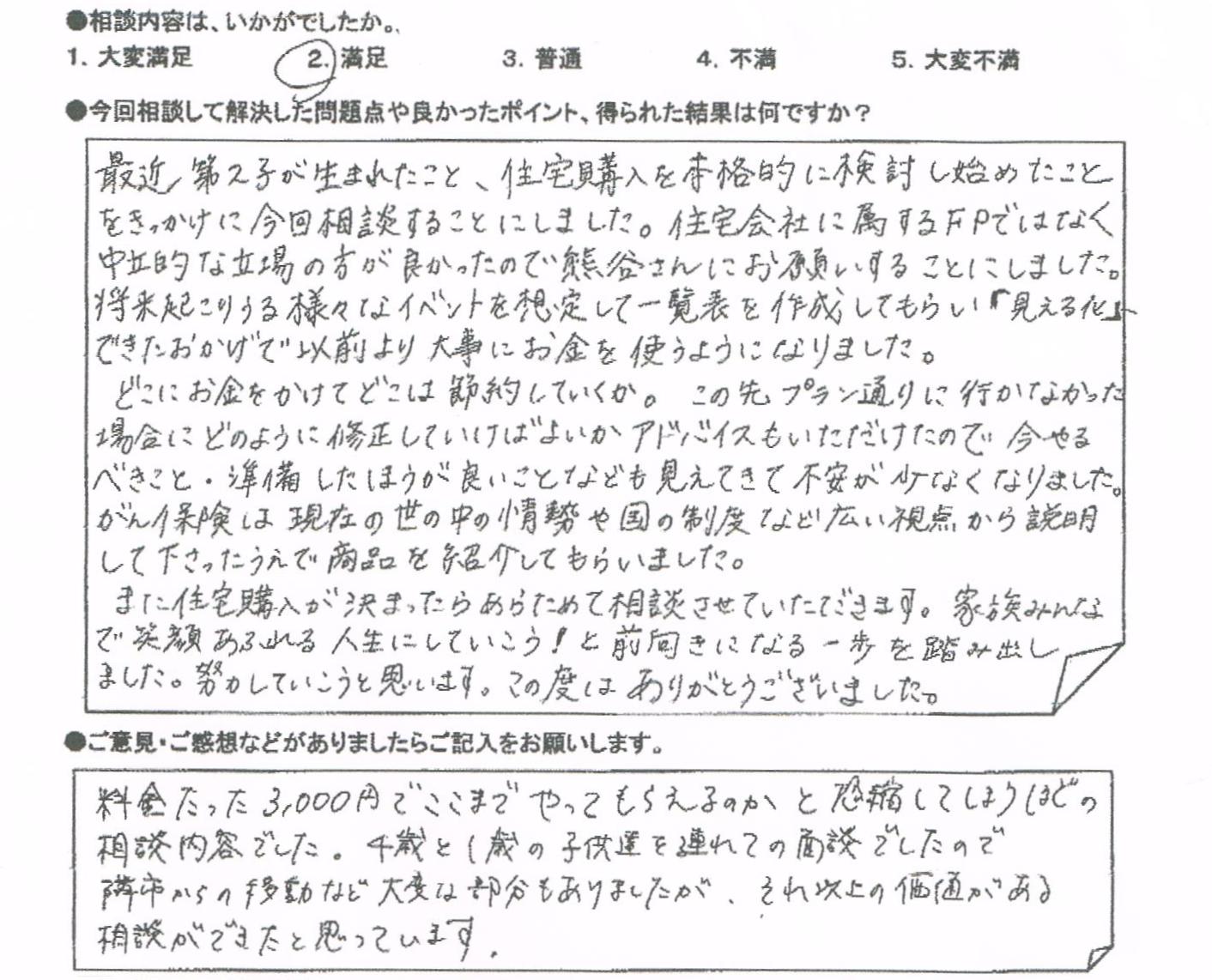 ご相談者の声