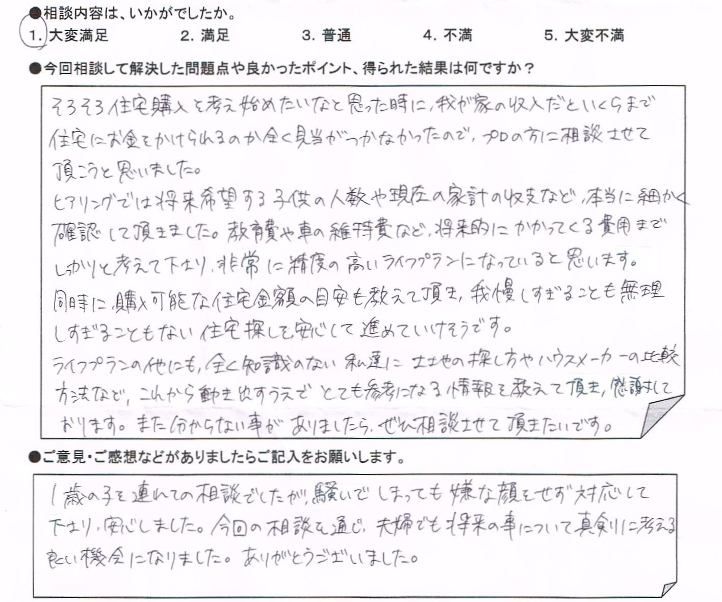 ご相談者の声