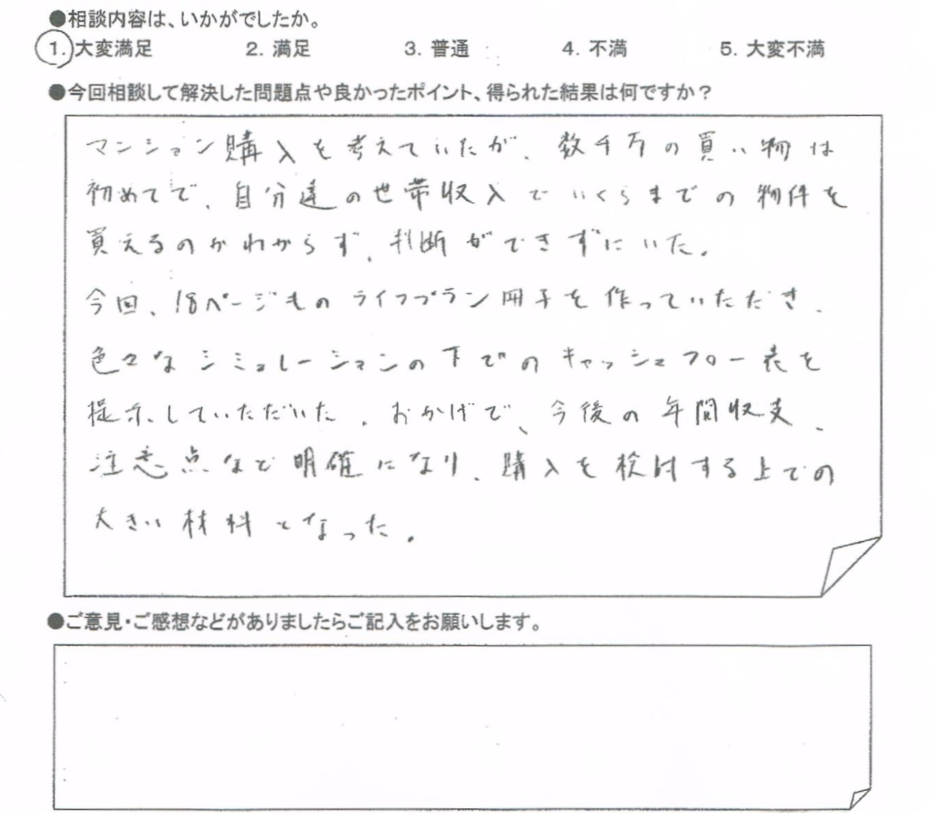 ご相談者の声