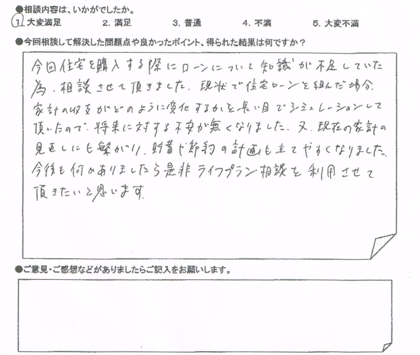 ご相談者の声