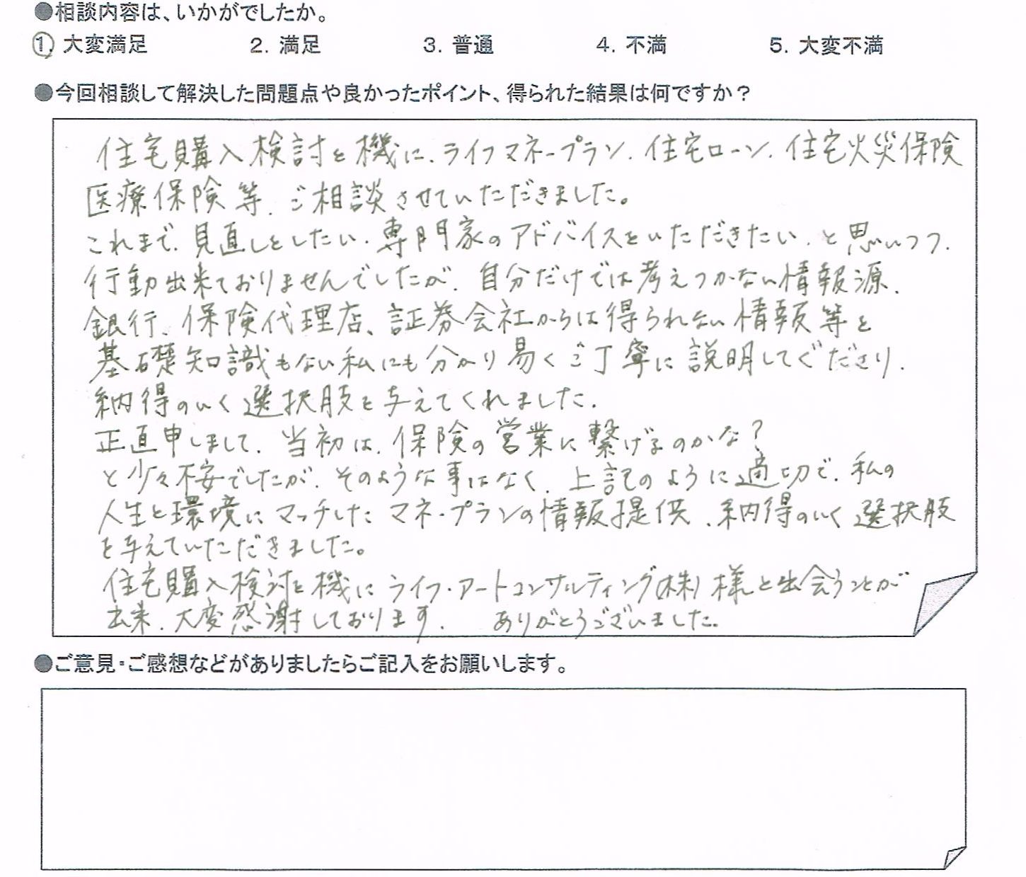 ご相談者の声