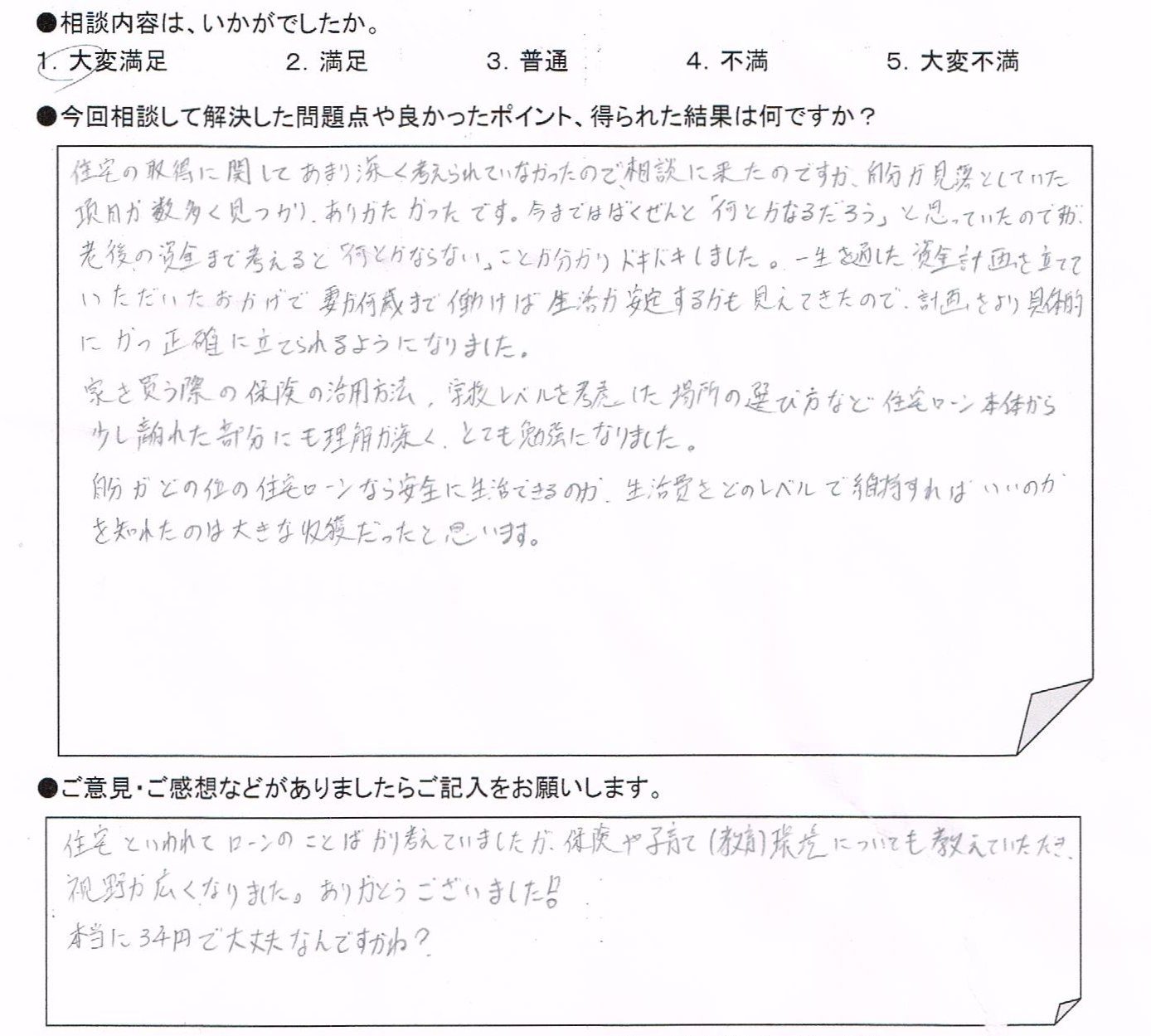 ご相談者の声