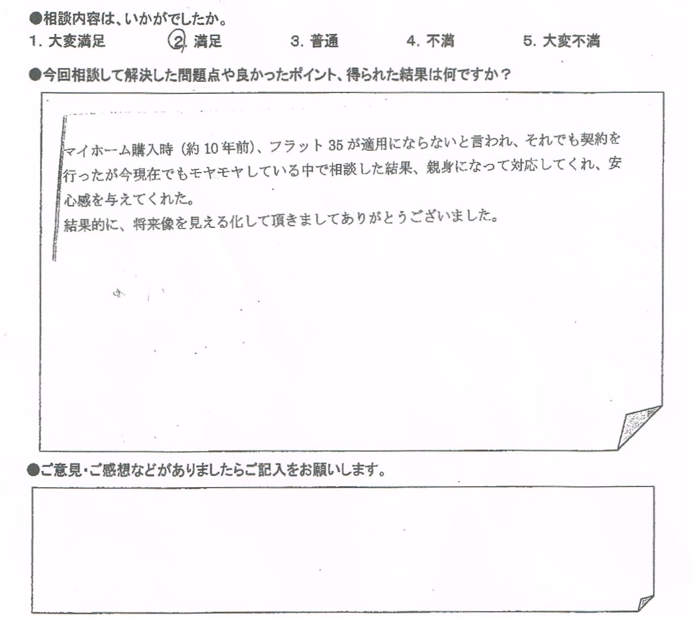 ご相談者の声