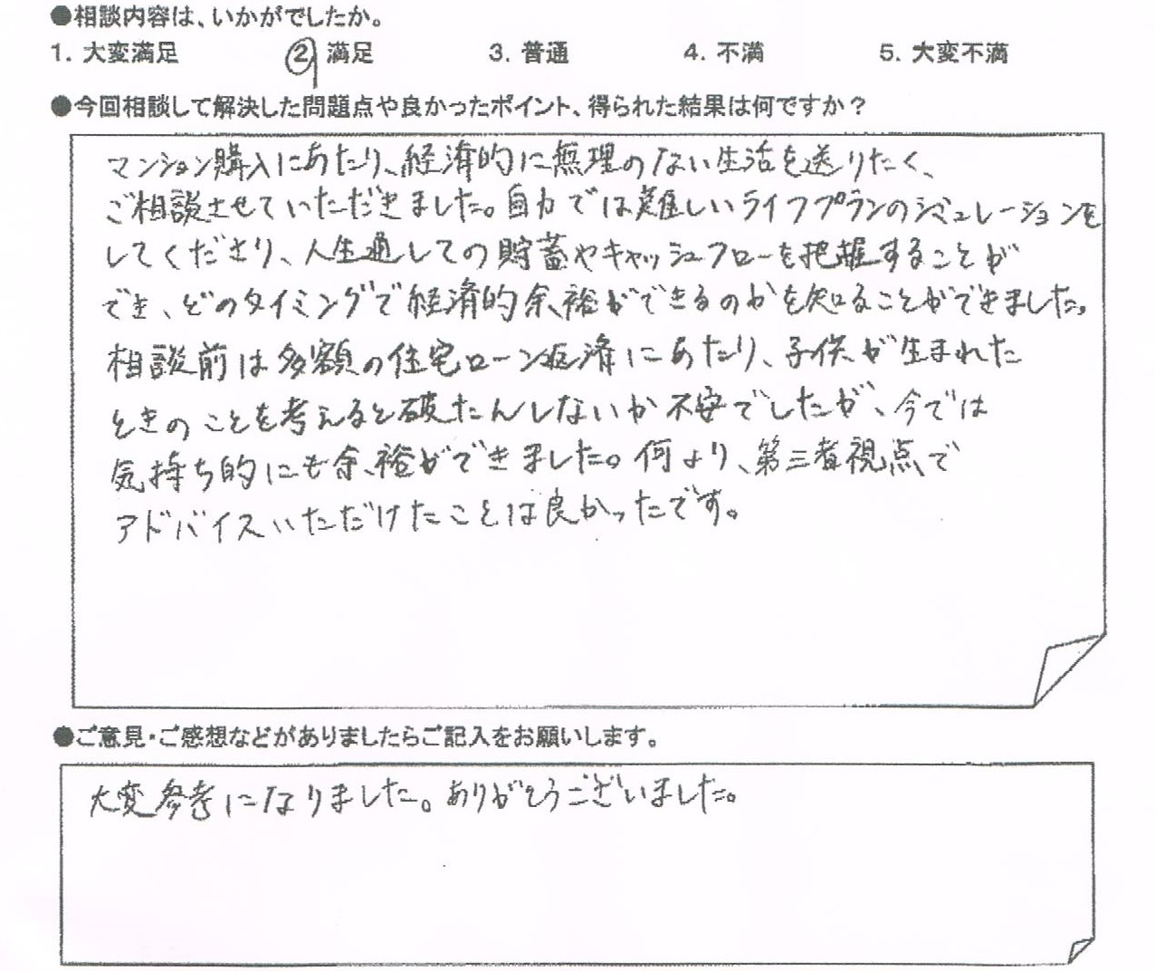ご相談者の声