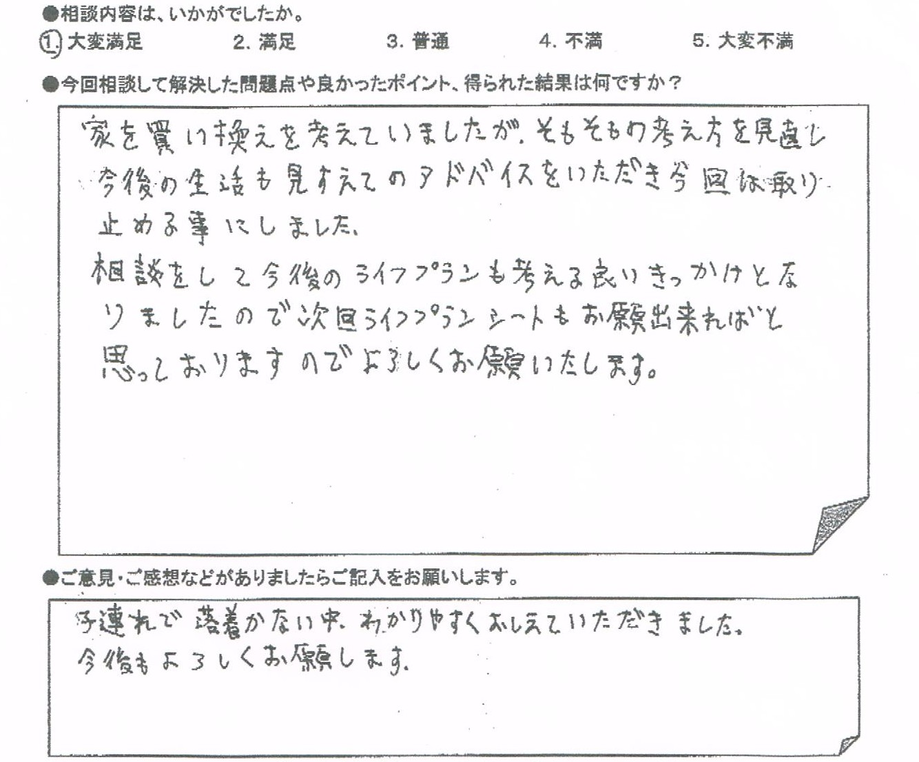 ご相談者の声