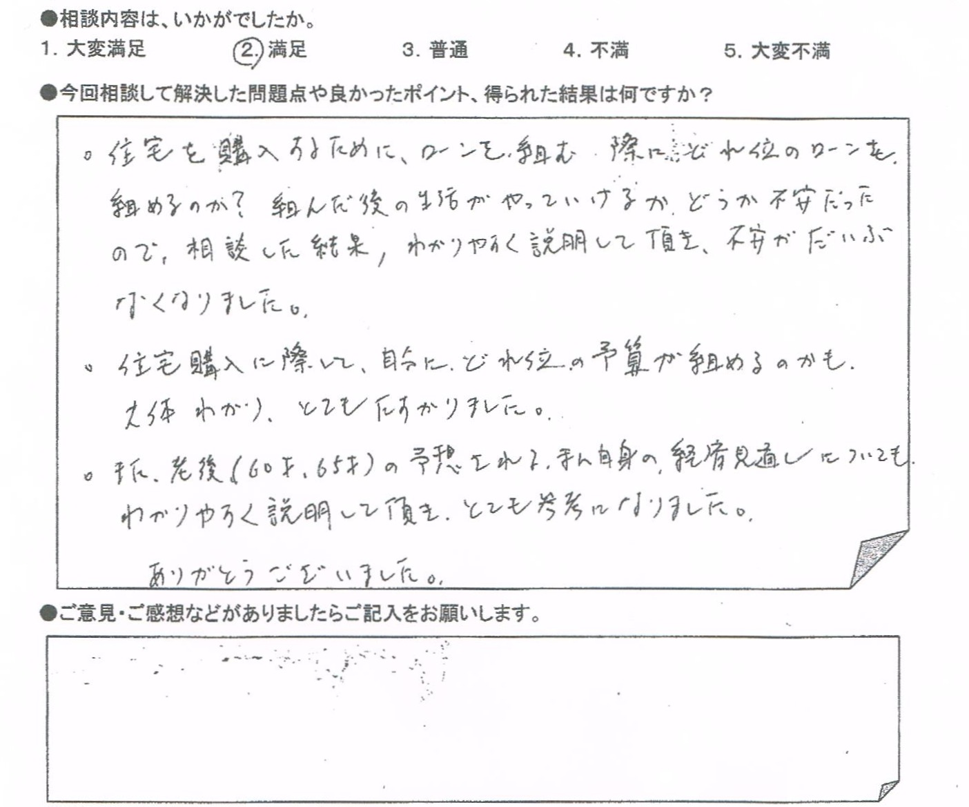 ご相談者の声