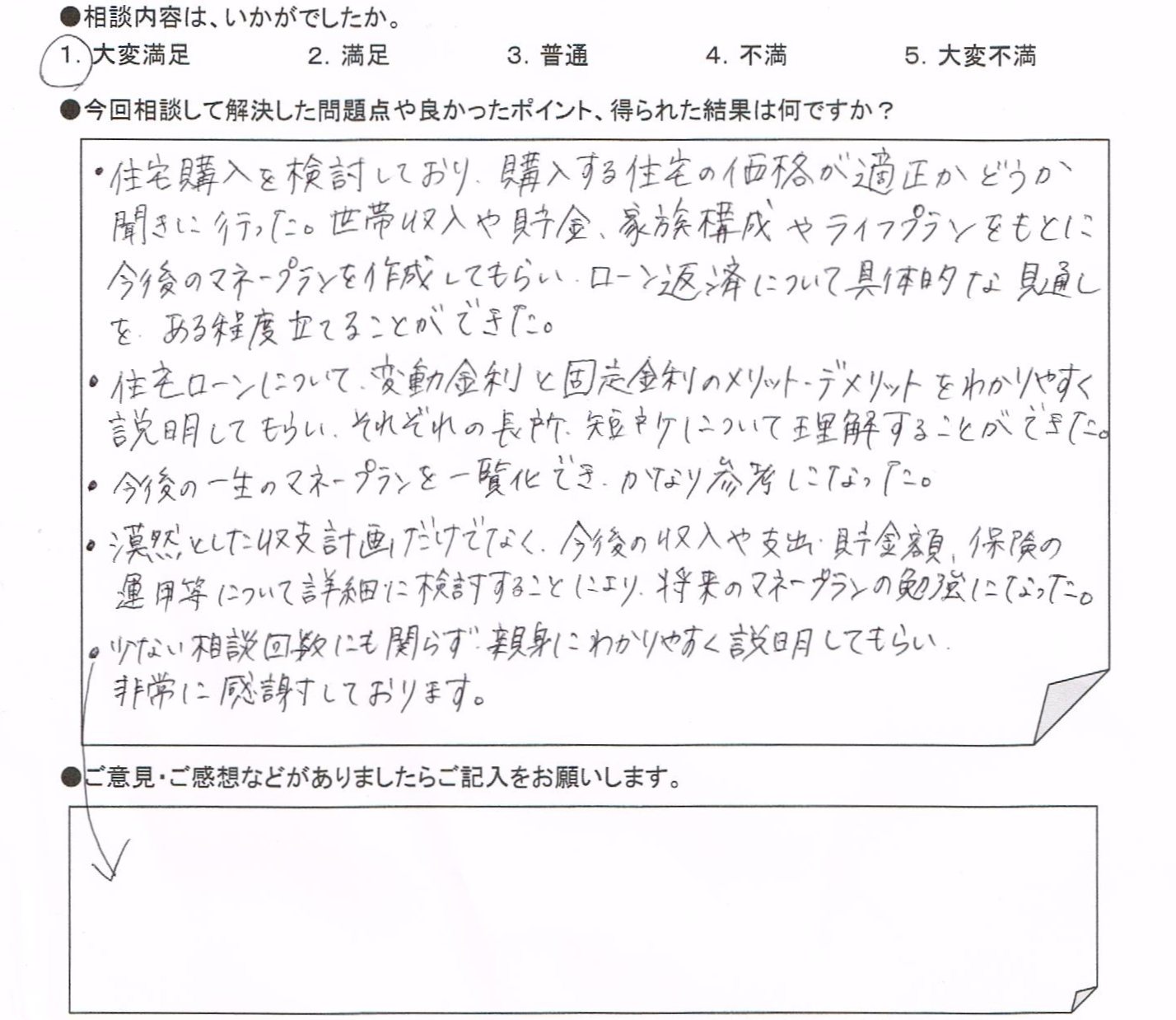 ご相談者の声