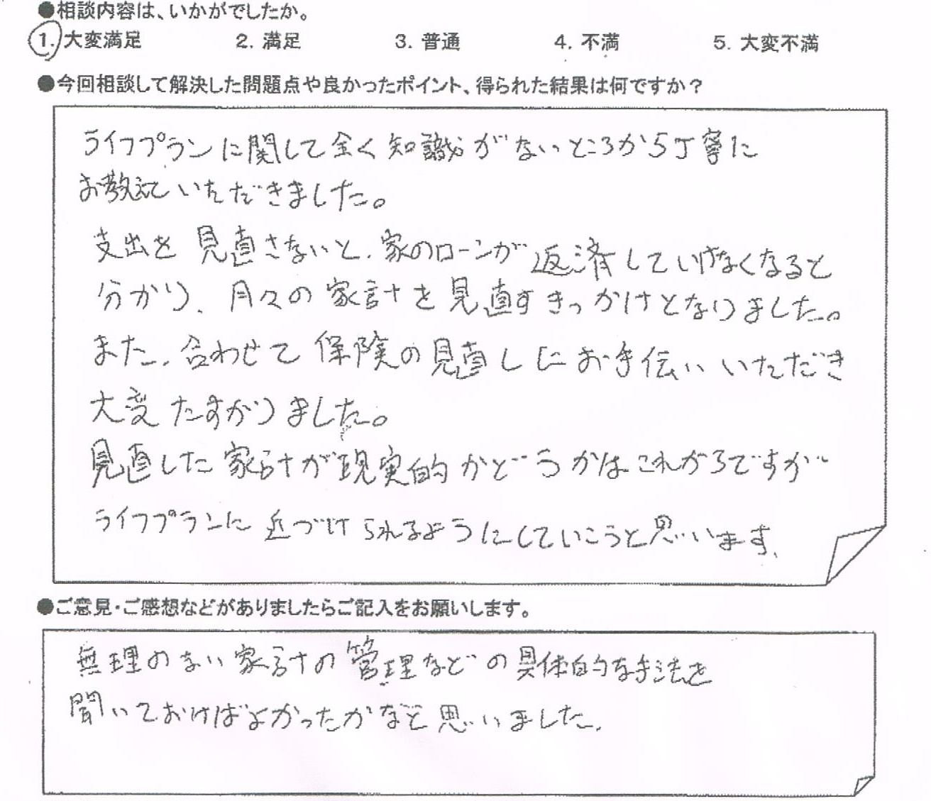 ご相談者の声
