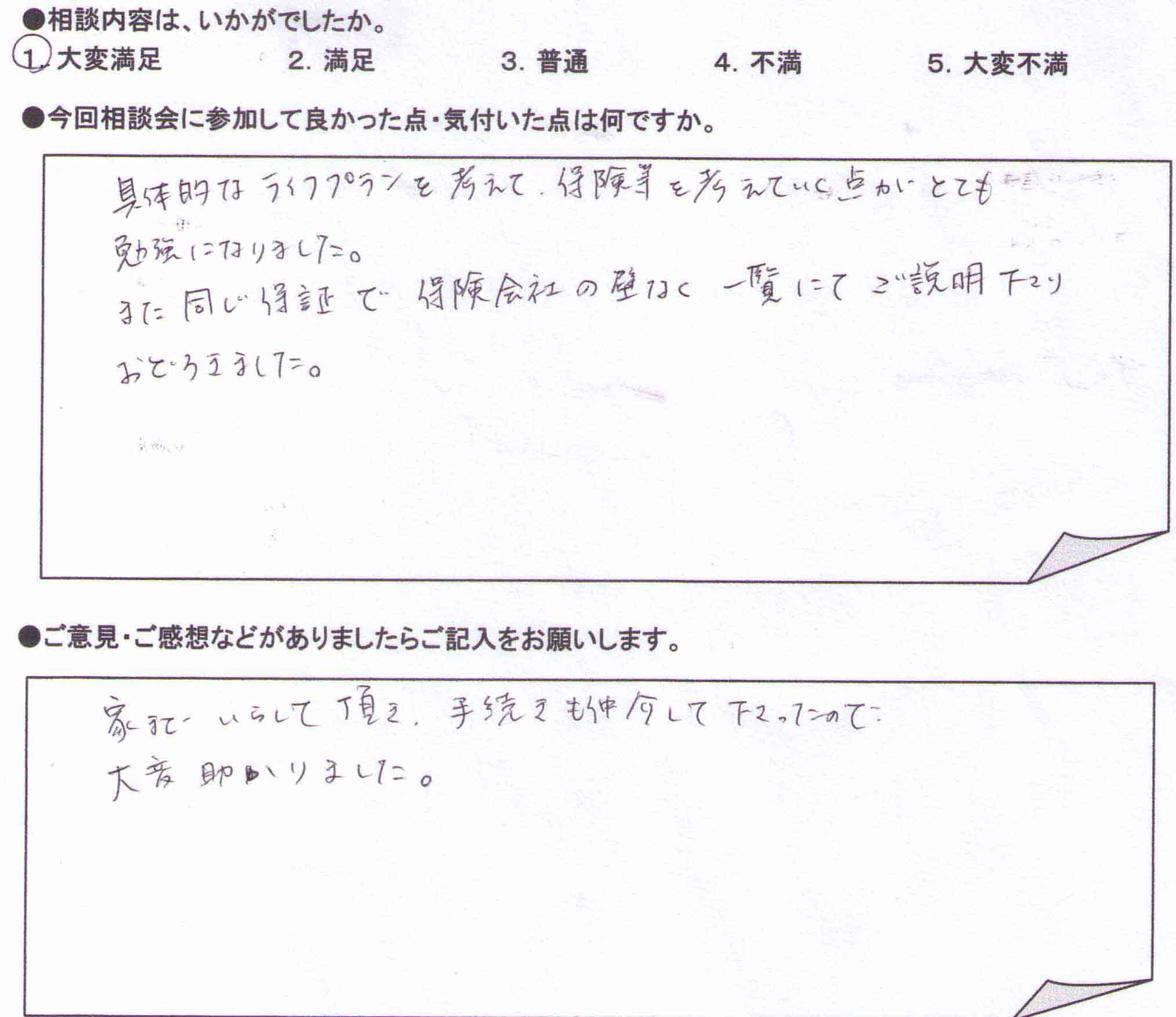 ご相談者の声