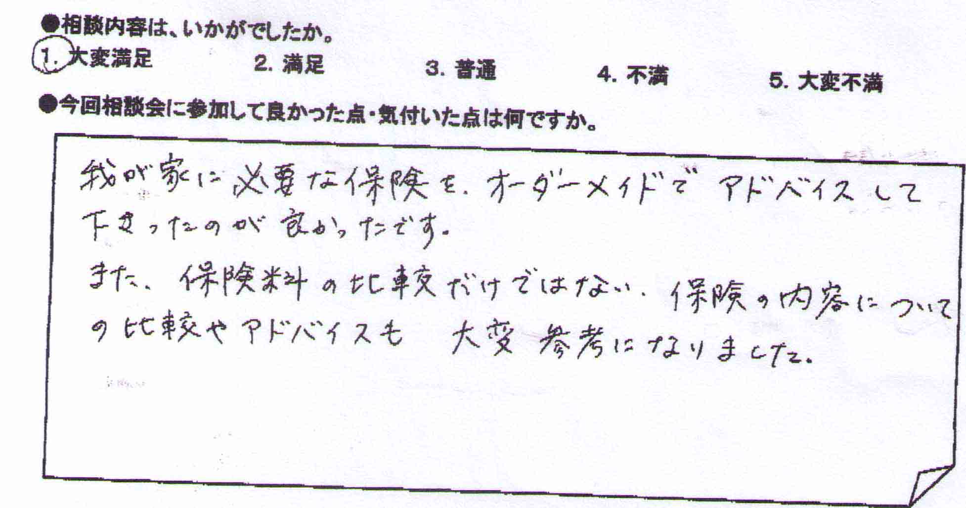 ご相談者の声