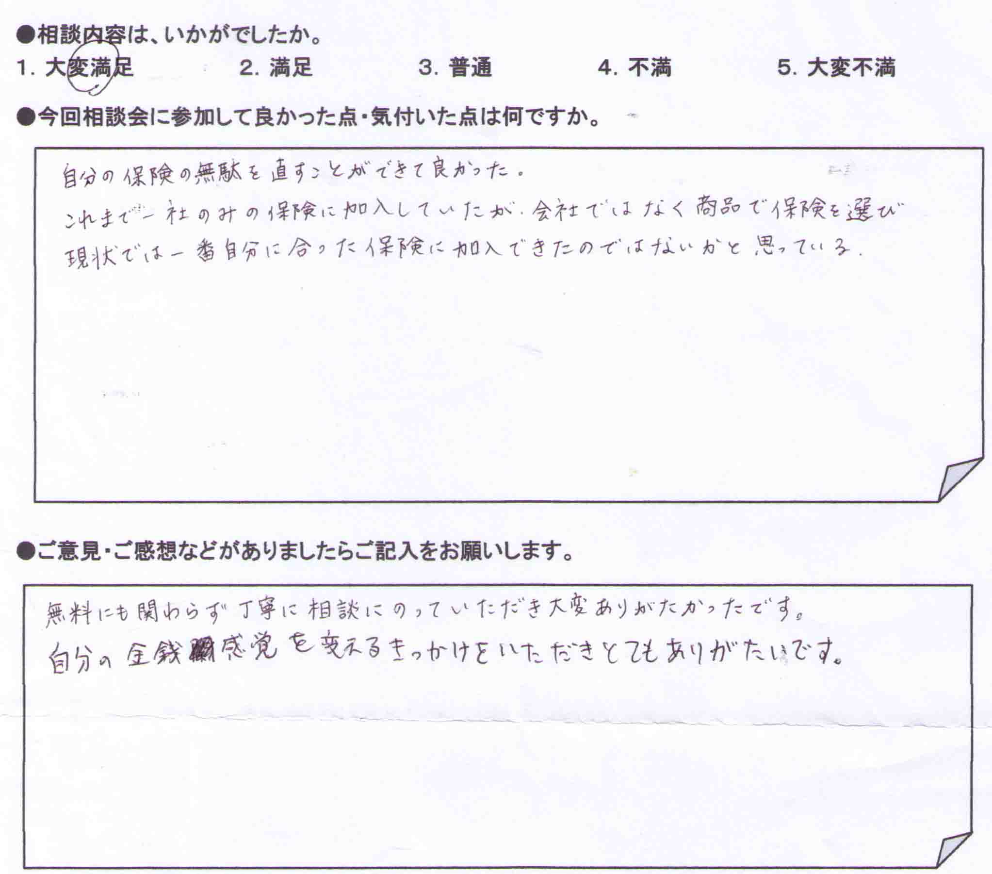 ご相談者の声
