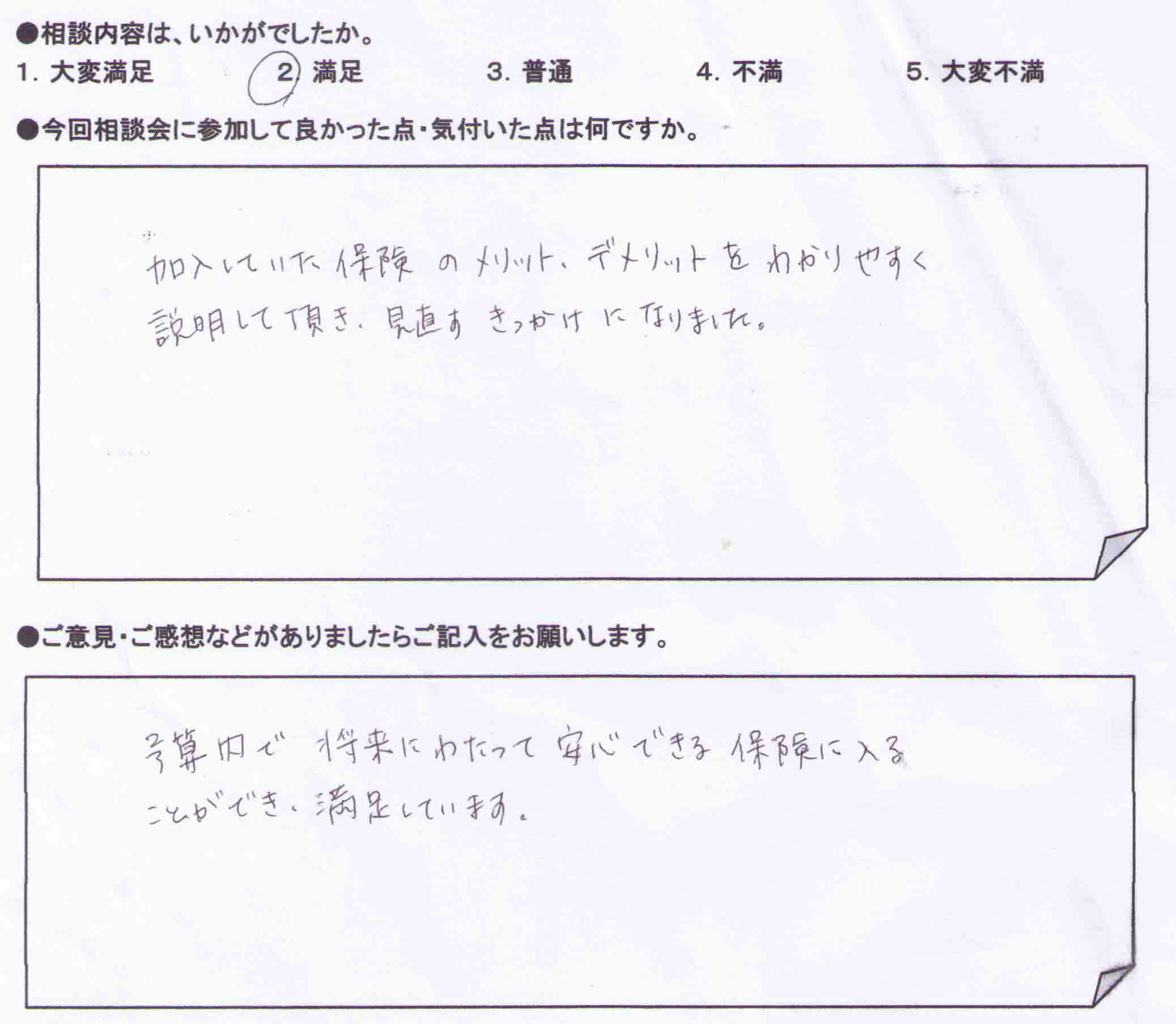 ご相談者の声
