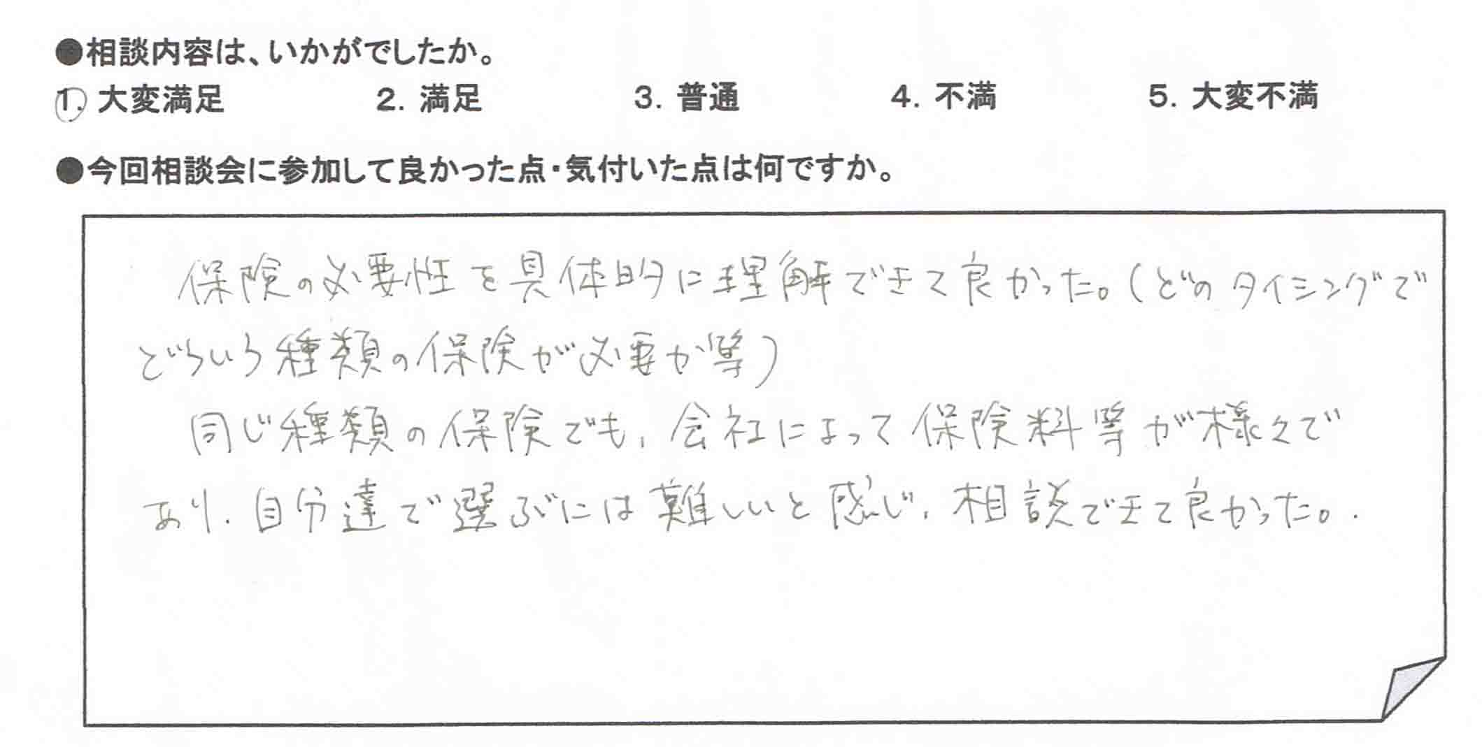 ご相談者の声
