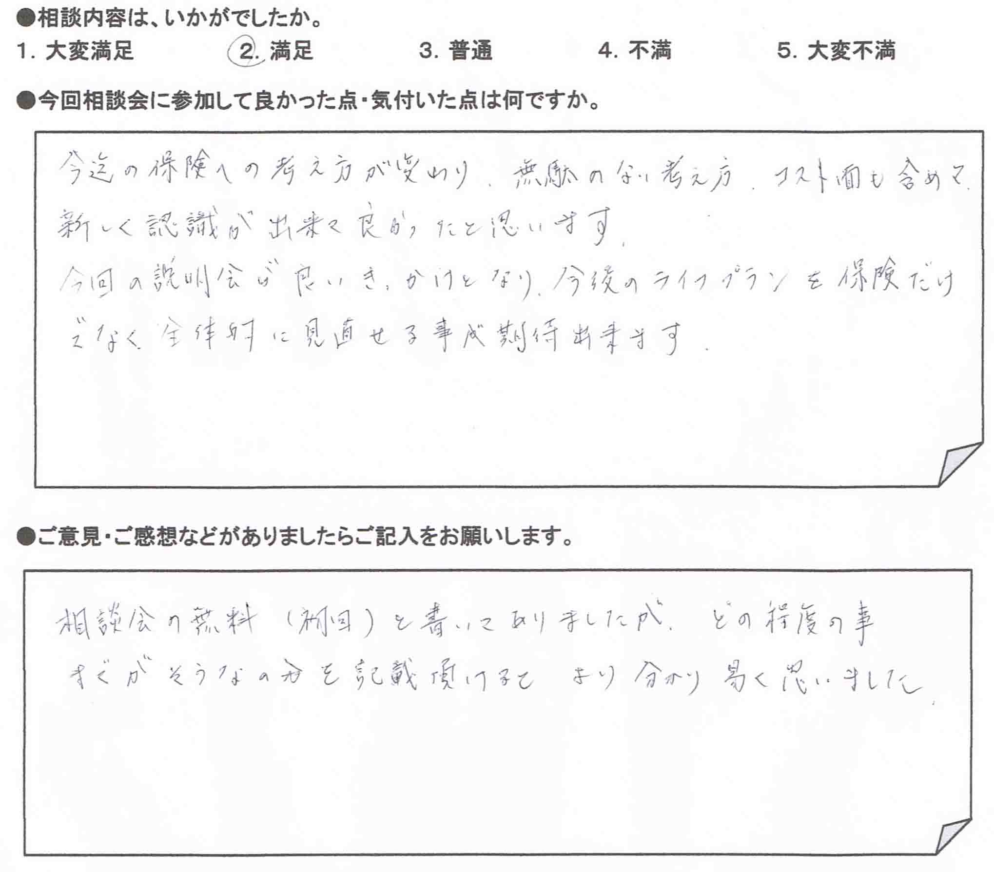 ご相談者の声